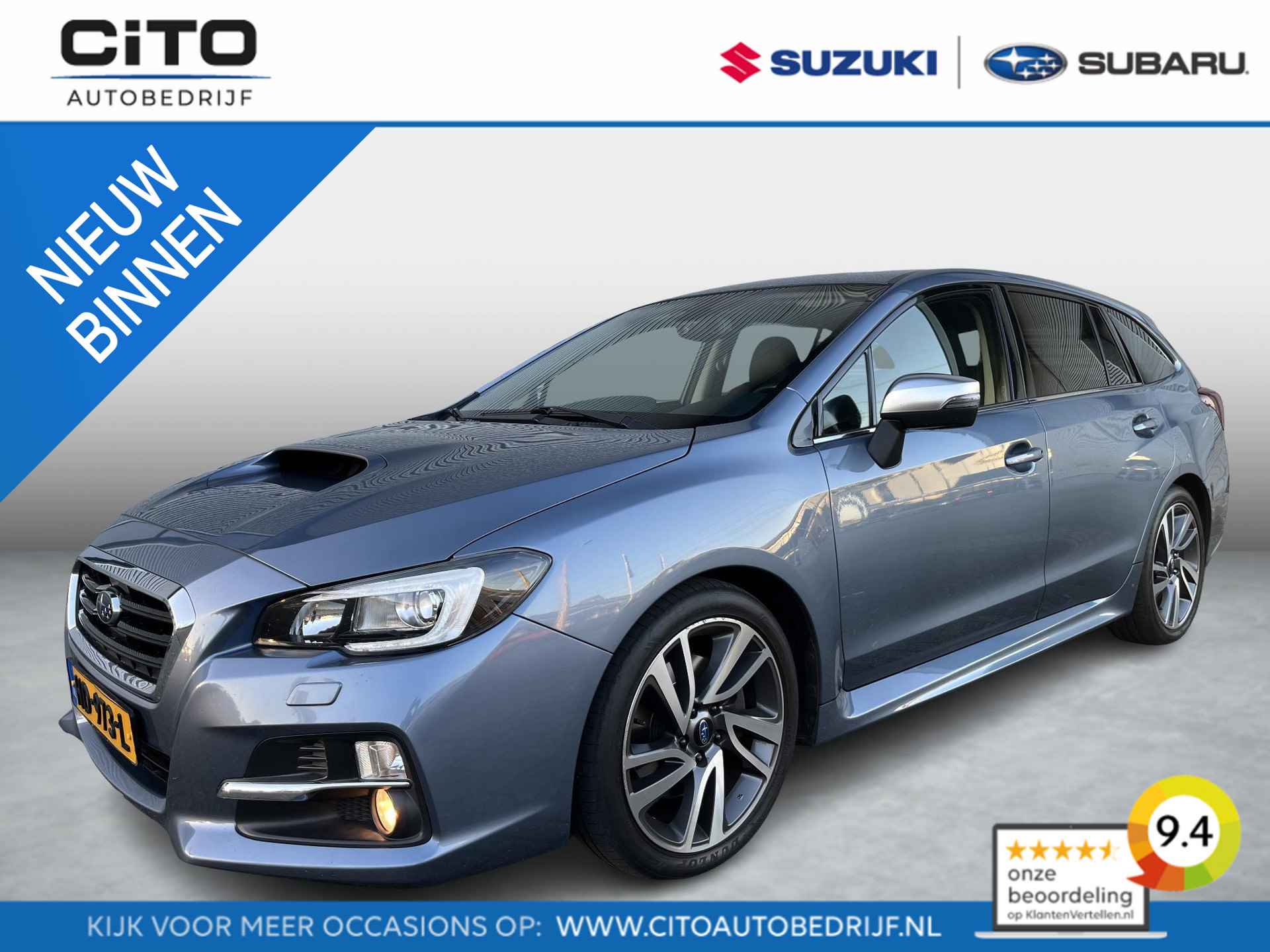 Subaru Levorg 1.6 GT-S premium Automaat | Trekhaak | Navi | Dealer onderhouden | UNIEKE KM-STAND!! - 1/32