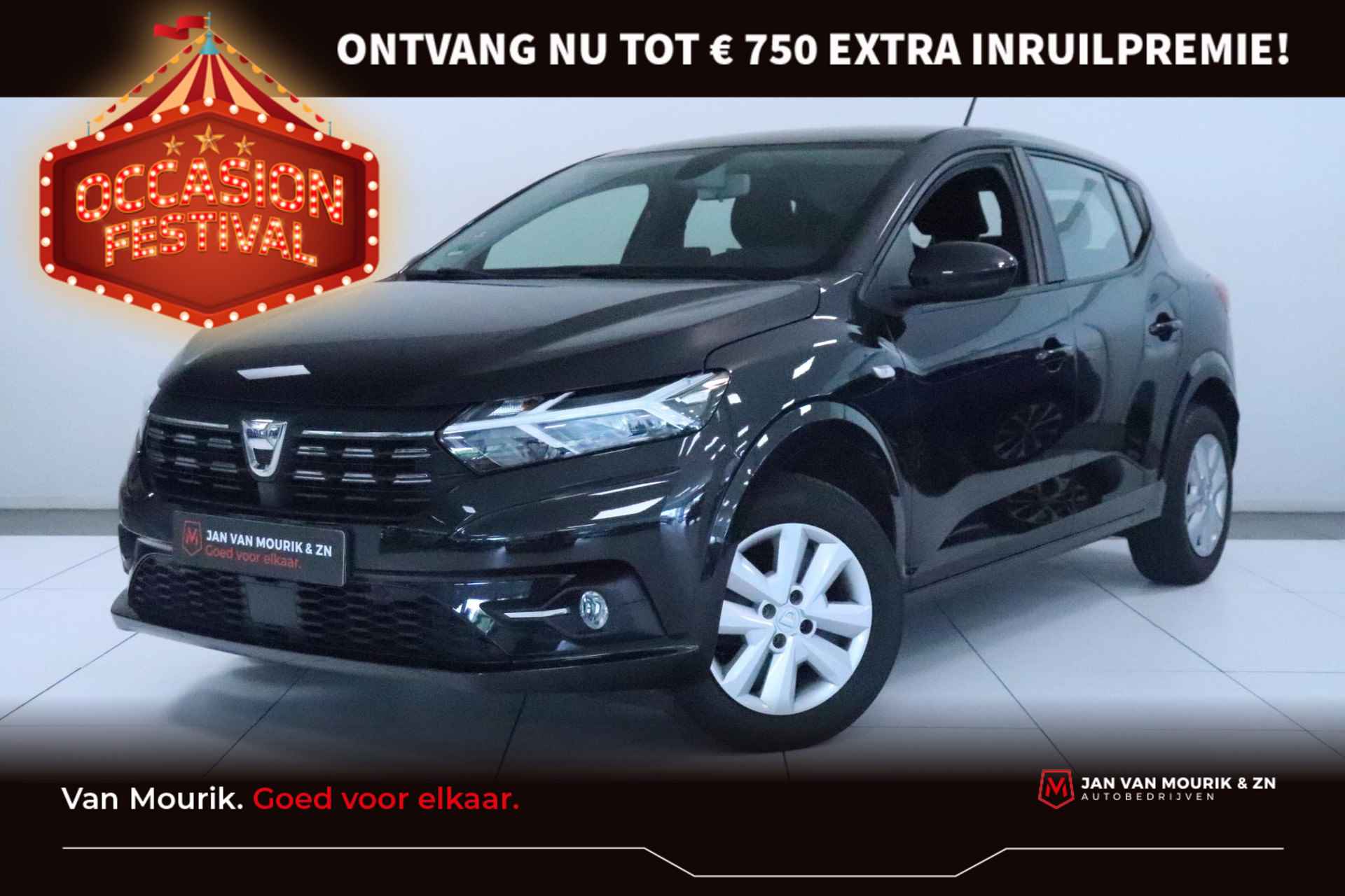 Dacia Sandero 1.0 TCe 100 Bi-Fuel Expression | LPG-G3 | Airco | Apple CarPlay / Android Auto navi | PDC + camera | Cruise | Bluetooth | - 1/29