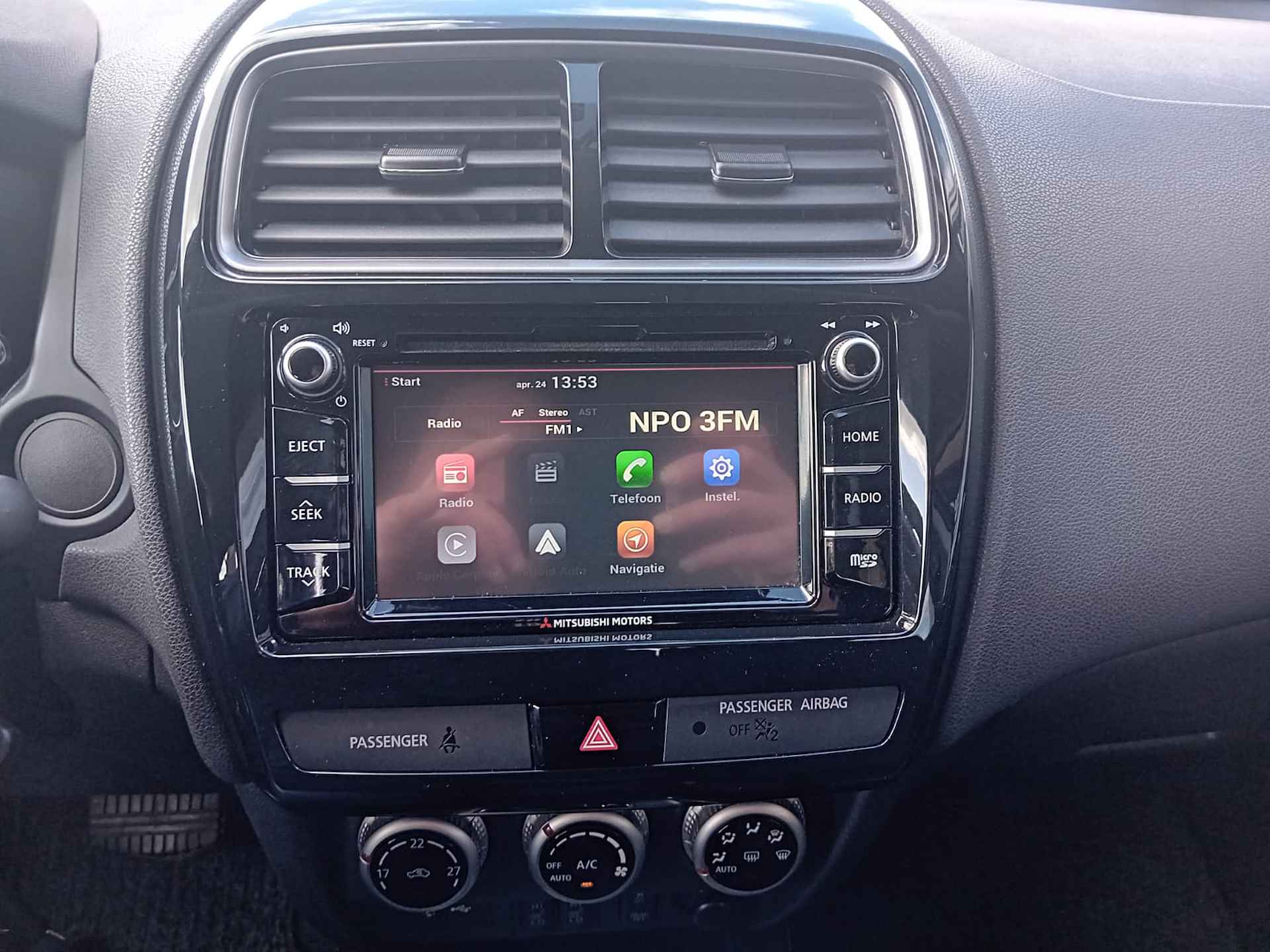 Mitsubishi ASX 2.0 Automaat, Airco(automatisch) Multimedis systeem, Carplay, Camera, Stoelverwarming, Cruisecontrol, Navigatie, Dimlicht automa Nette auto, BOVAG - 17/21