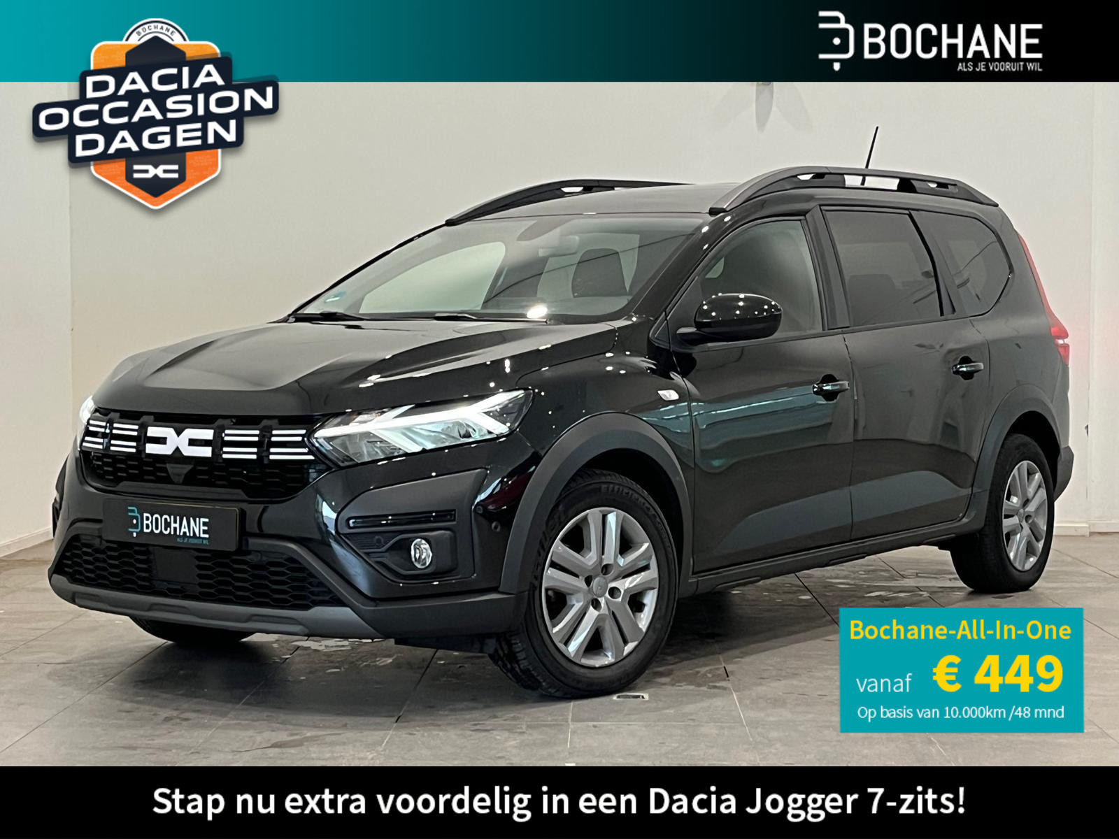 Dacia Jogger 1.0 TCe 110 Expression 7p. AIRCO | CRUISE | NAVI | CAMERA | V+A PDC | ANDROID & APPLE CARPLAY |