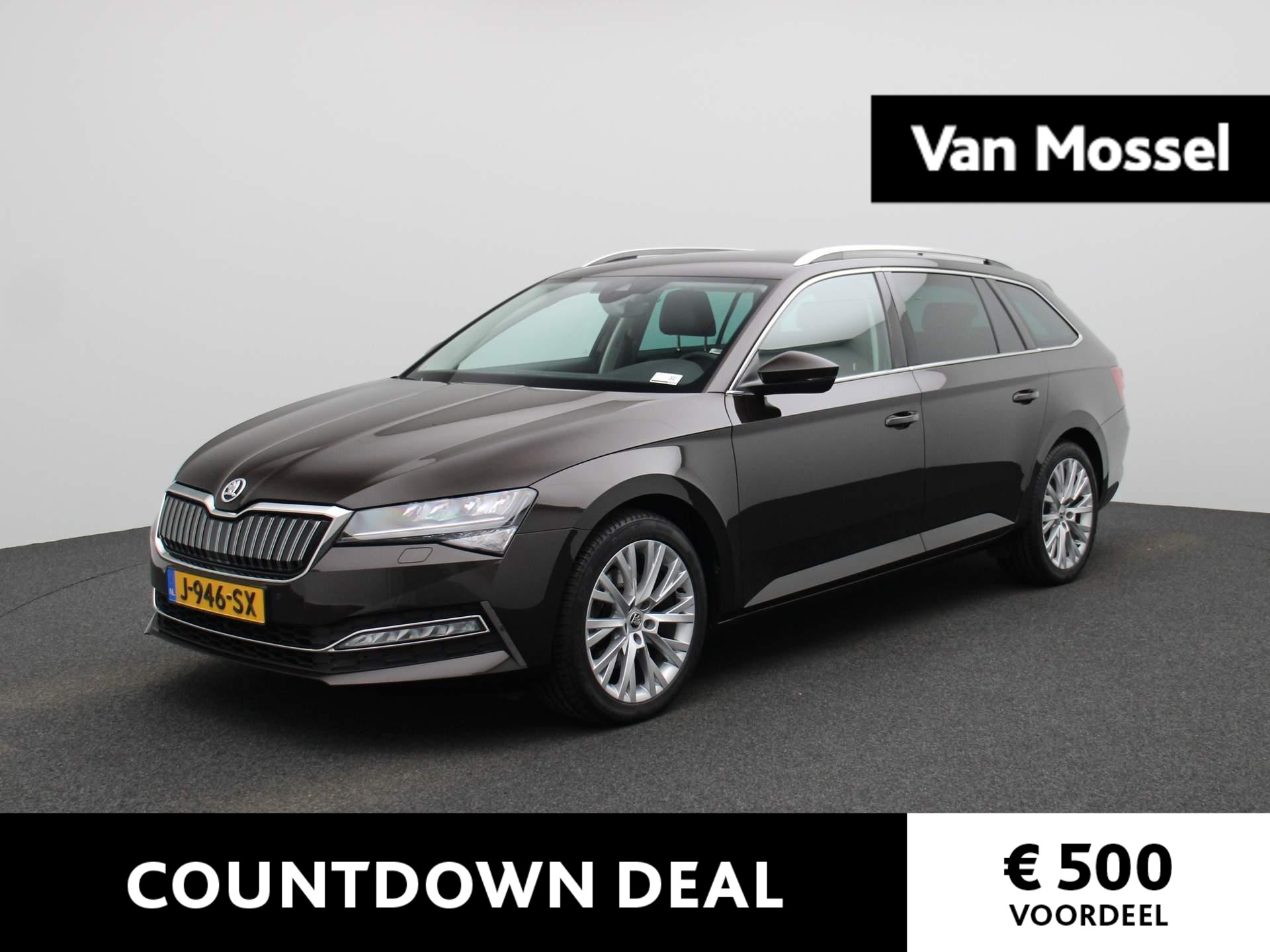 Skoda Superb Combi 1.4 TSI iV Business Edition Plus | HALF LEDER | NAVIGATIE | ELEK.STOEL | KEYLESS | CAMERA |