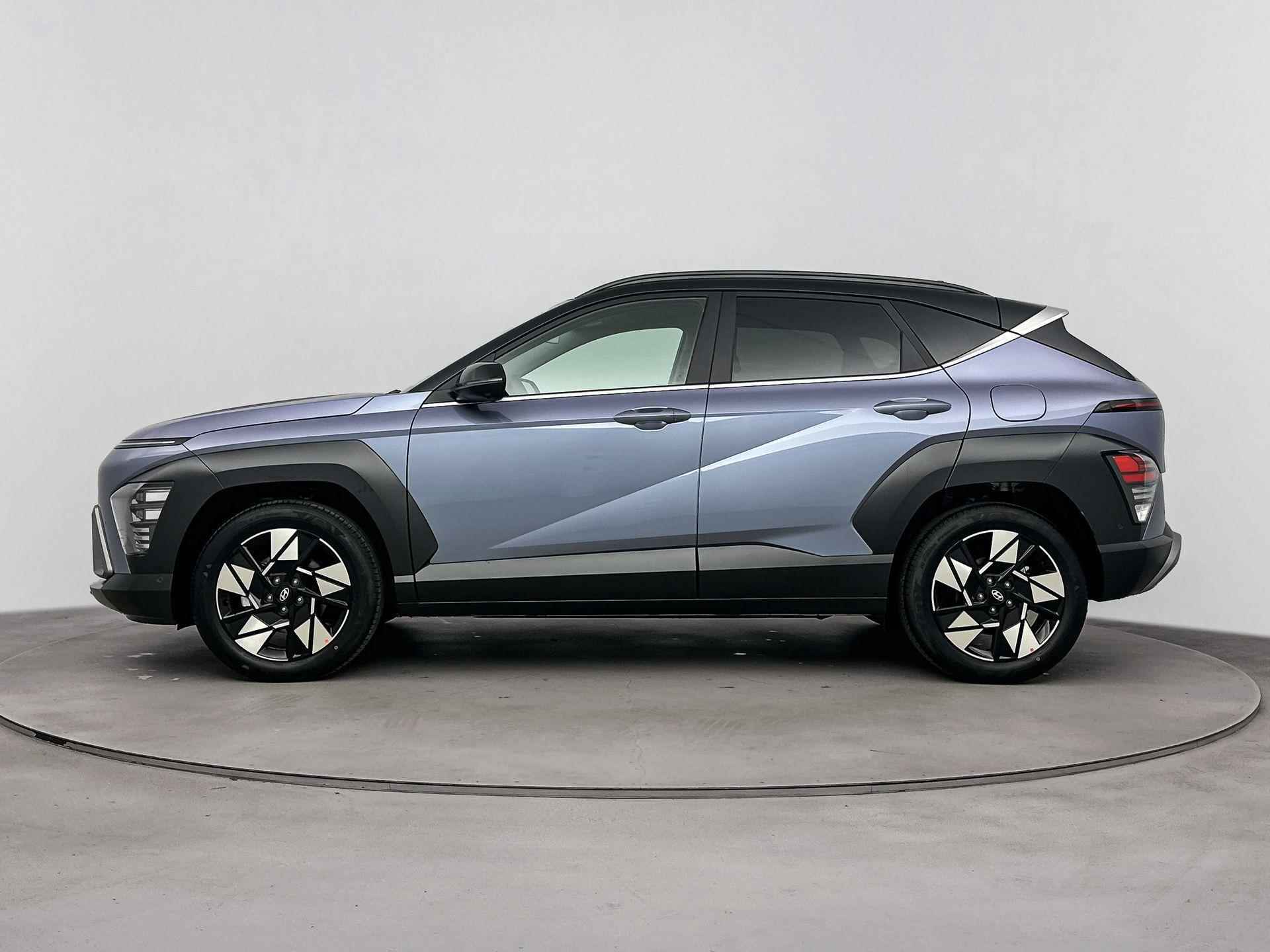 Hyundai Kona 1.6 GDI HEV Premium Sky | Incl. €1500,- Smart Bonus! | Panoramadak | Leer | Memory | 18" Lm-wielen | Stoel + stuurverwarming | Navigatie | 360 Camera | Adaptive cruise control | - 4/32