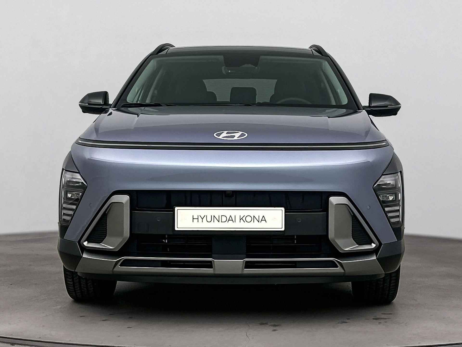 Hyundai Kona 1.6 GDI HEV Premium Sky | Incl. €1500,- Smart Bonus! | Panoramadak | Leer | Memory | 18" Lm-wielen | Stoel + stuurverwarming | Navigatie | 360 Camera | Adaptive cruise control | - 5/32