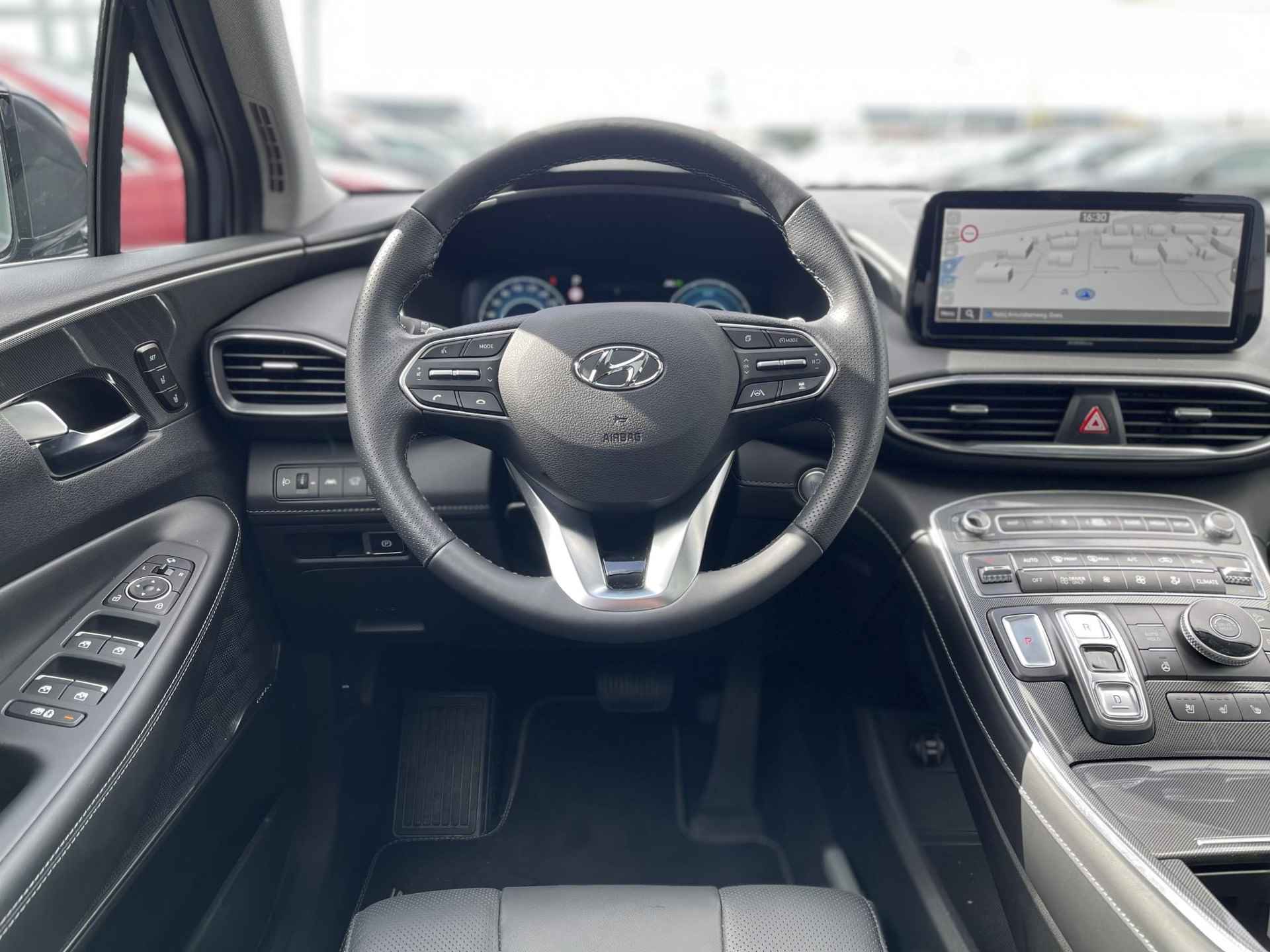 Hyundai Santa Fe 1.6 T-GDI HEV Premium Sky | Panoramadak | Leder | Stuur- + Stoelverwarming | Head-Up Display | Geheugenstoel | Rijklaarprijs! - 15/33