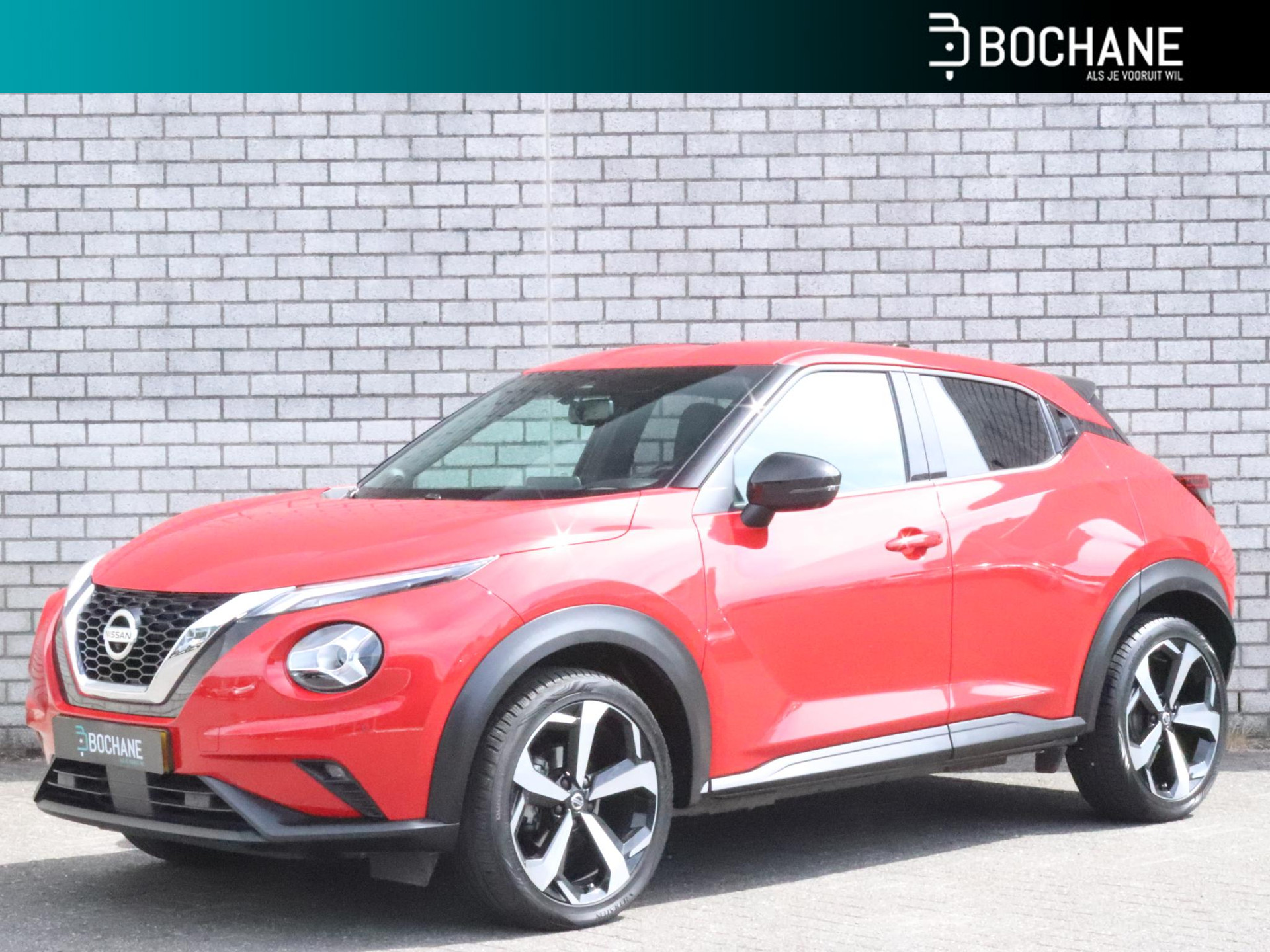 Nissan Juke 1.0 DIG-T 116 DCT7 Tekna | Navigatie | 360 Camera | Bose | Stoelverwarming | Voorruitverwarming | 19" LM-Velgen | Apple Carplay/Android Auto