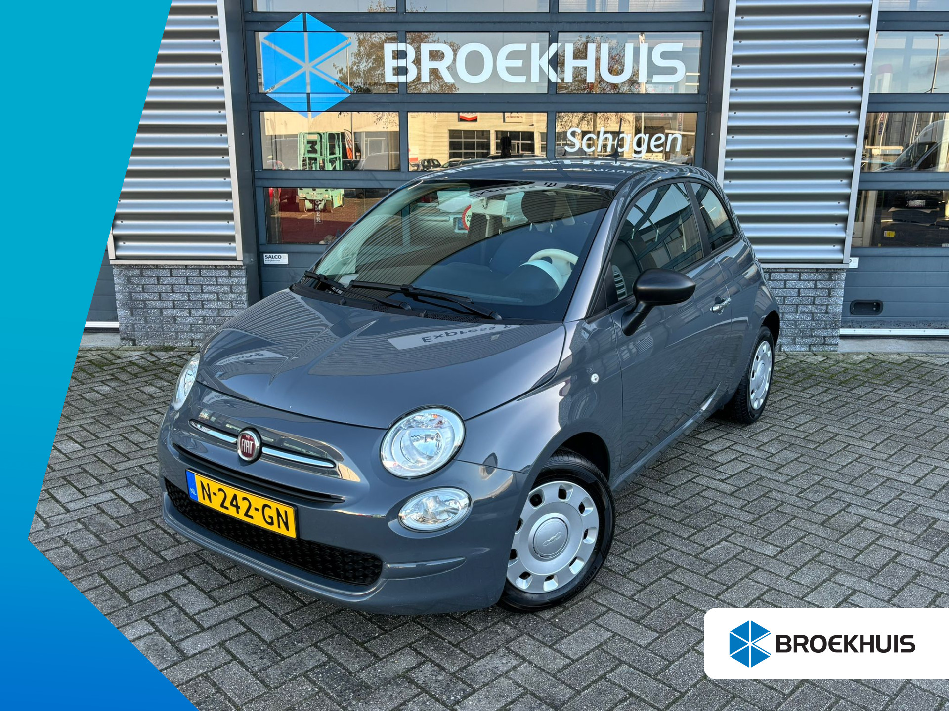 Fiat 500 1.0 70 pk Hybrid Cult | Airco | Dab | Cruise control |