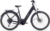 CUBE TOURING HYBRID PRO 625 BLACK/METAL LAGEINSTAP Black/metal EEL 58cm EEL 2024