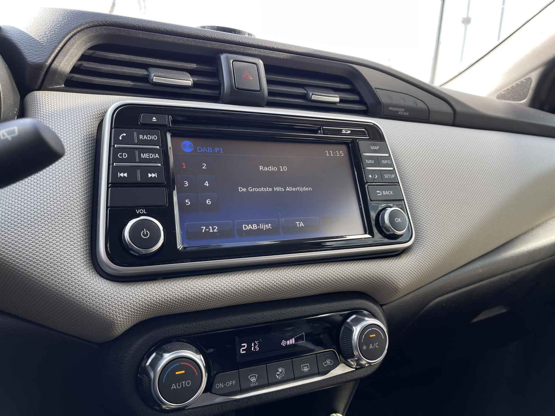 Nissan Micra 0.9 IG-T N-Way | Navigatie | Park. Sensor | Keyless Entry | Cruise & Climate Control | DAB | Rijklaarprijs! - 18/29
