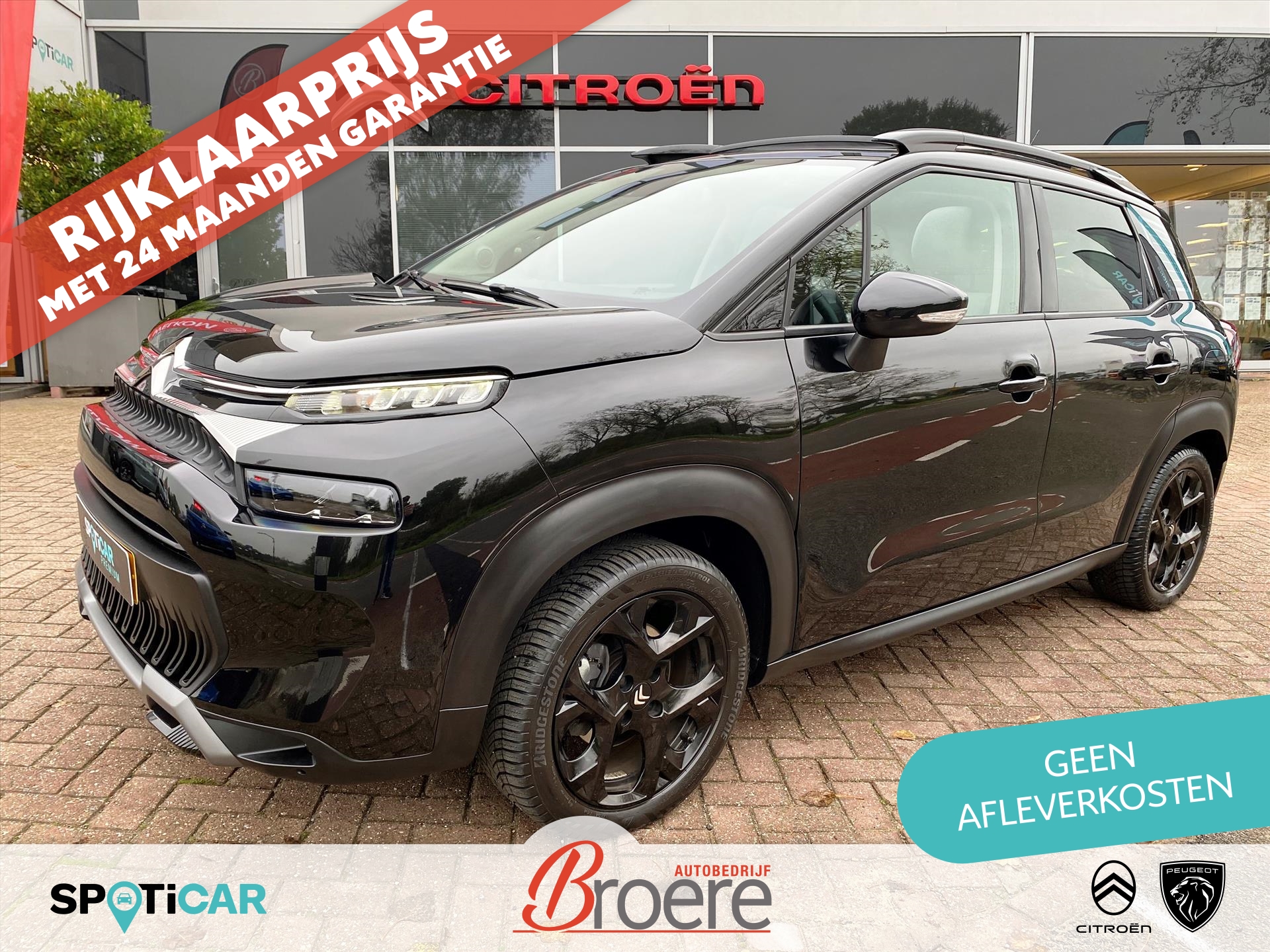 CITROEN C3 Aircross 1.2 130pk EAT6 Automaat Shine Pack | panoramadak, camera, navigatie, dab, apple, android, 17 inch velgen, keyless, verwarmde voorstoelen