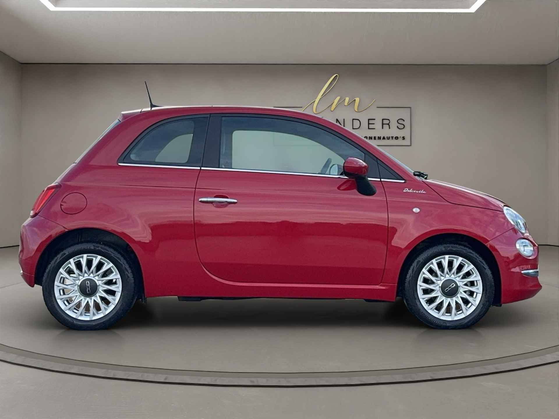 Fiat 500 1.0 Hybrid Dolcevita 2023 ROOD | Panoramadak | Airco | Apple Car - 5/22