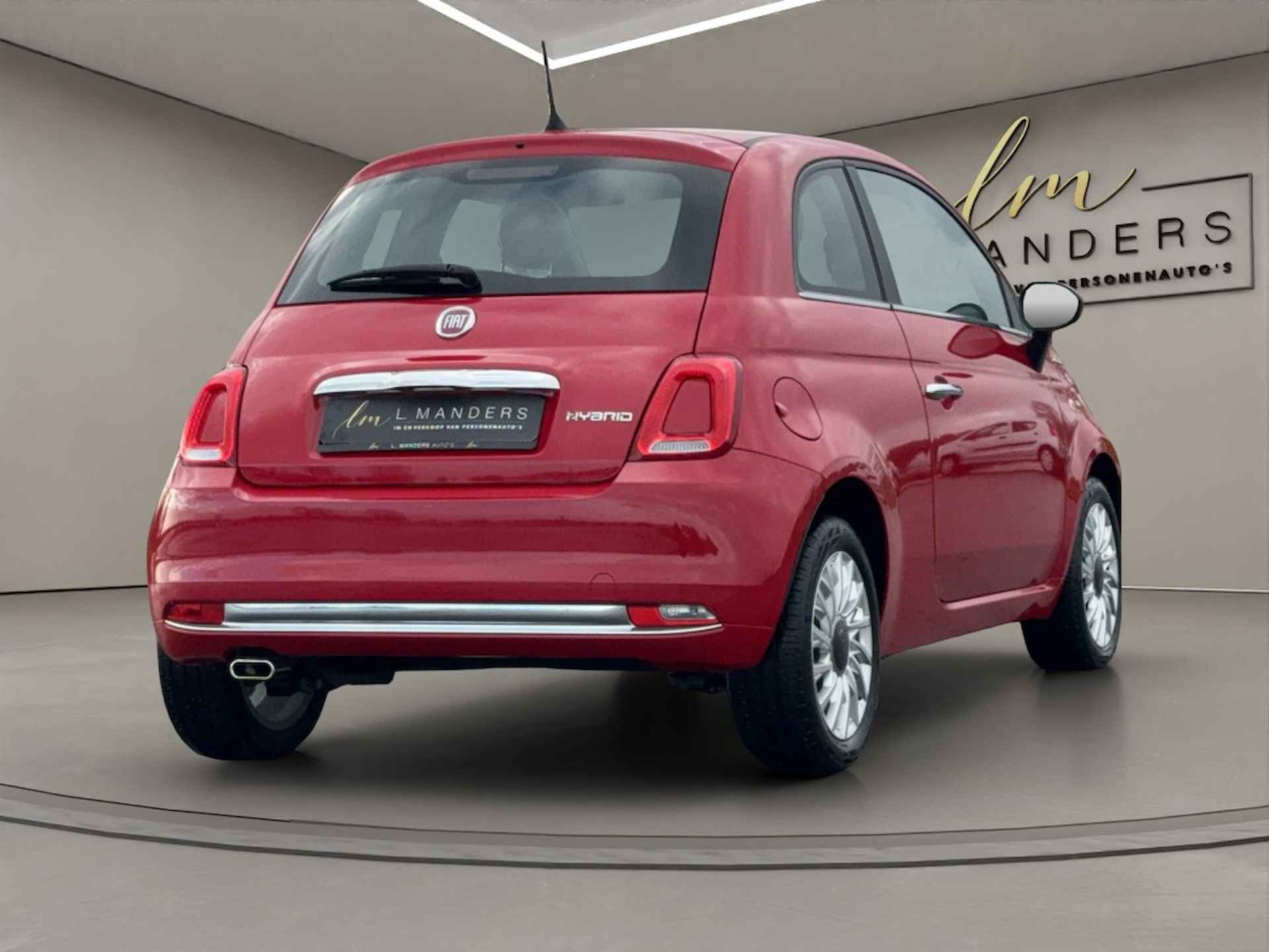 Fiat 500 1.0 Hybrid Dolcevita 2023 ROOD | Panoramadak | Airco | Apple Car - 8/22