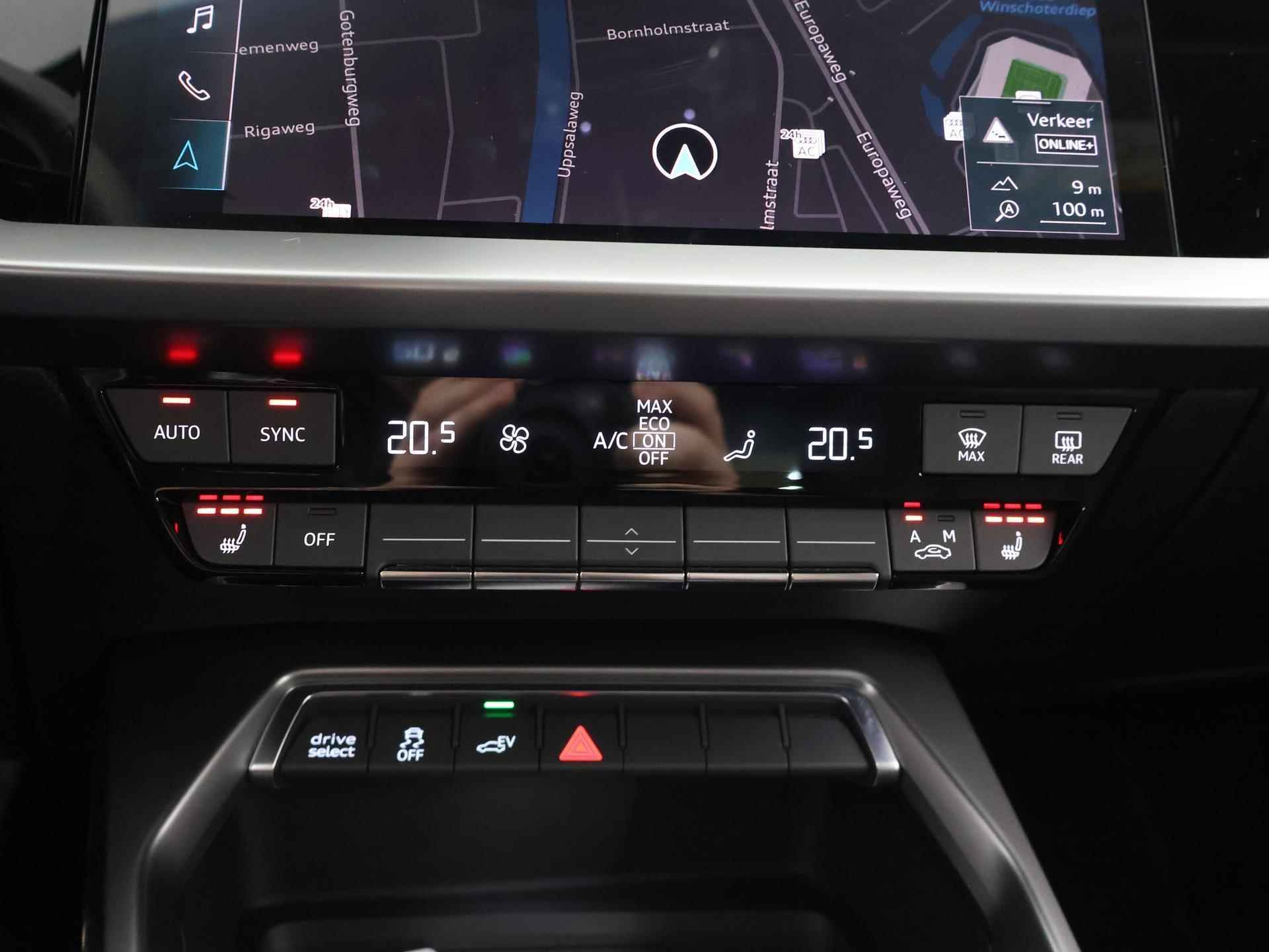 Audi A3 Sportback 40 TFSI S-line E Edition | Phev | Panoramadak | Virtual Cockpit | Navigatie | Adaptieve Cruise Control | Apple Carplay / Android Auto | Stoelverwarming | - 26/51