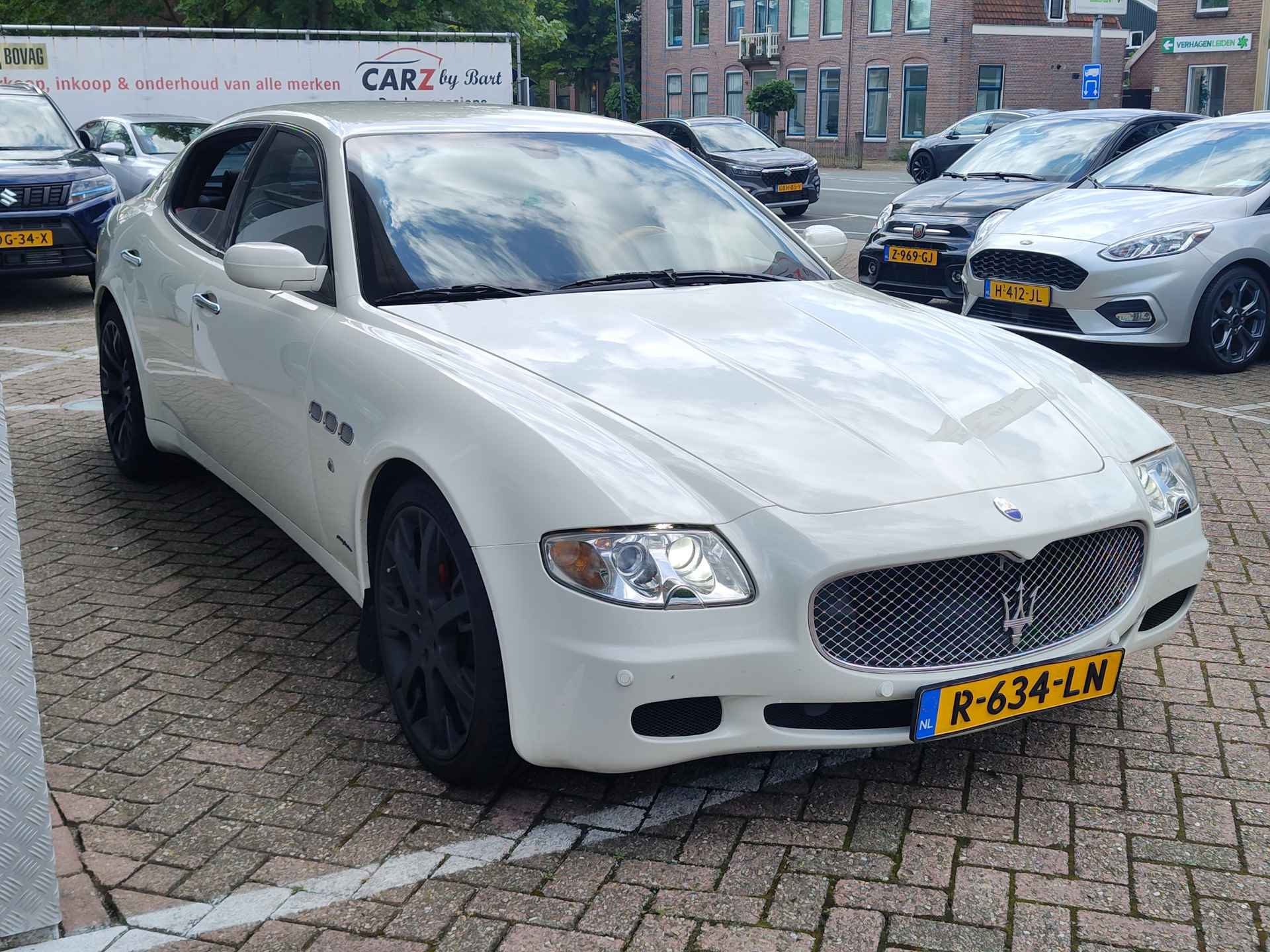 Maserati Quattroporte 4.2 V8 ZF EXECUTIVE GT AUTOMAAT Houtinleg | Stoelkoeling | TV | Rood leder - 5/16