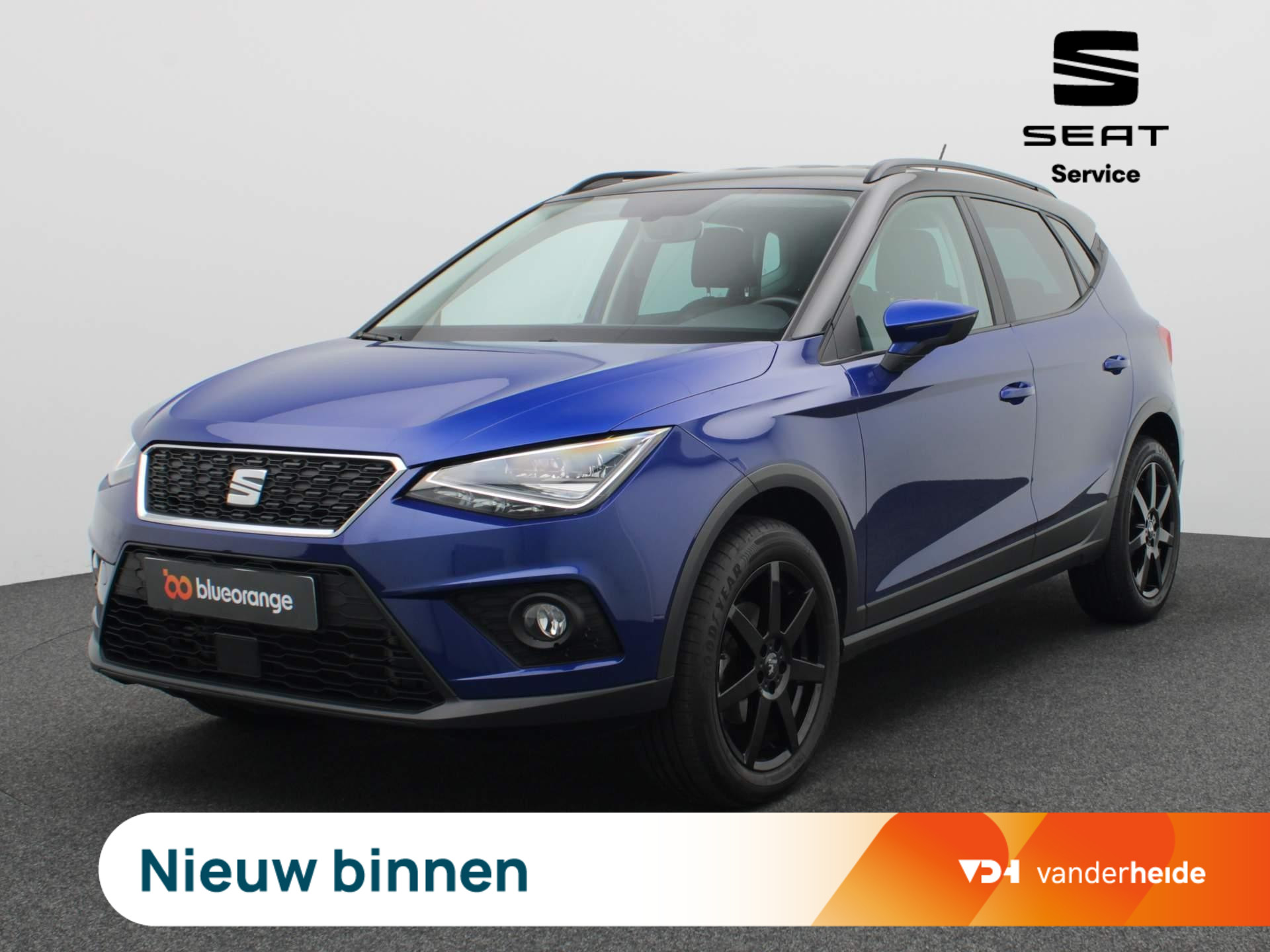 SEAT Arona 1.0 TSI Style 115PK DSG Clima, Navi, Stoelverwarming, Parkeerhulp Achter, LED Koplampen, Afneembare Trekhaak, 17" LM Velgen