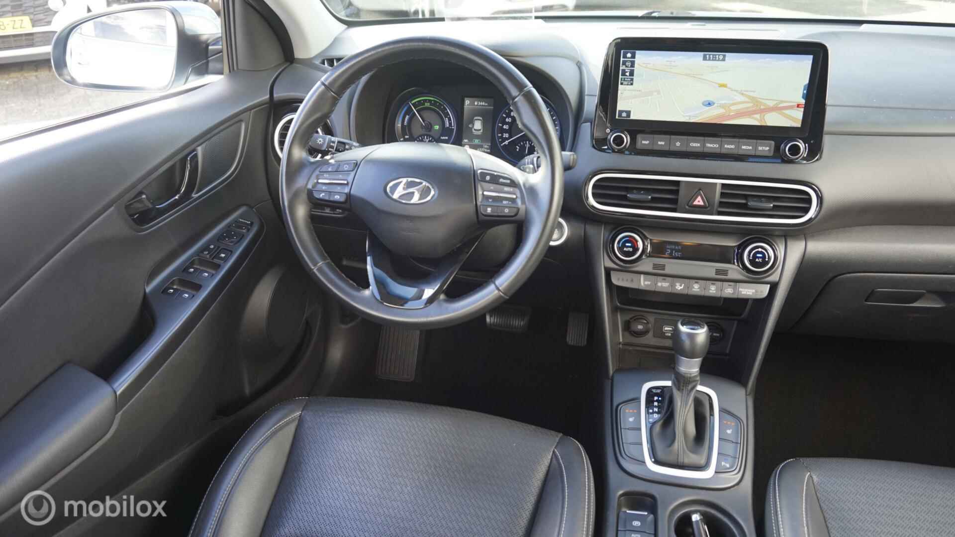 Hyundai Kona 1.6 GDI HEV Premium Elektr. bed. stoelen | Head-up | Leder | Adapt. Cruise Control - 9/36