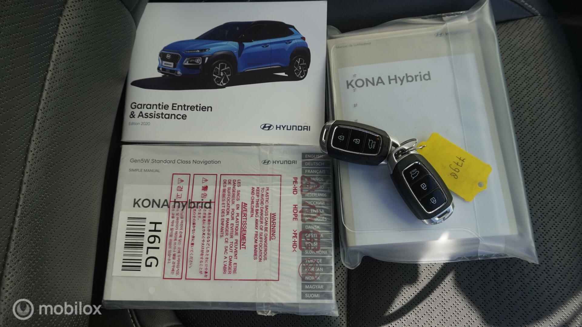 Hyundai Kona 1.6 GDI HEV Premium Elektr. bed. stoelen | Head-up | Leder | Adapt. Cruise Control - 31/36