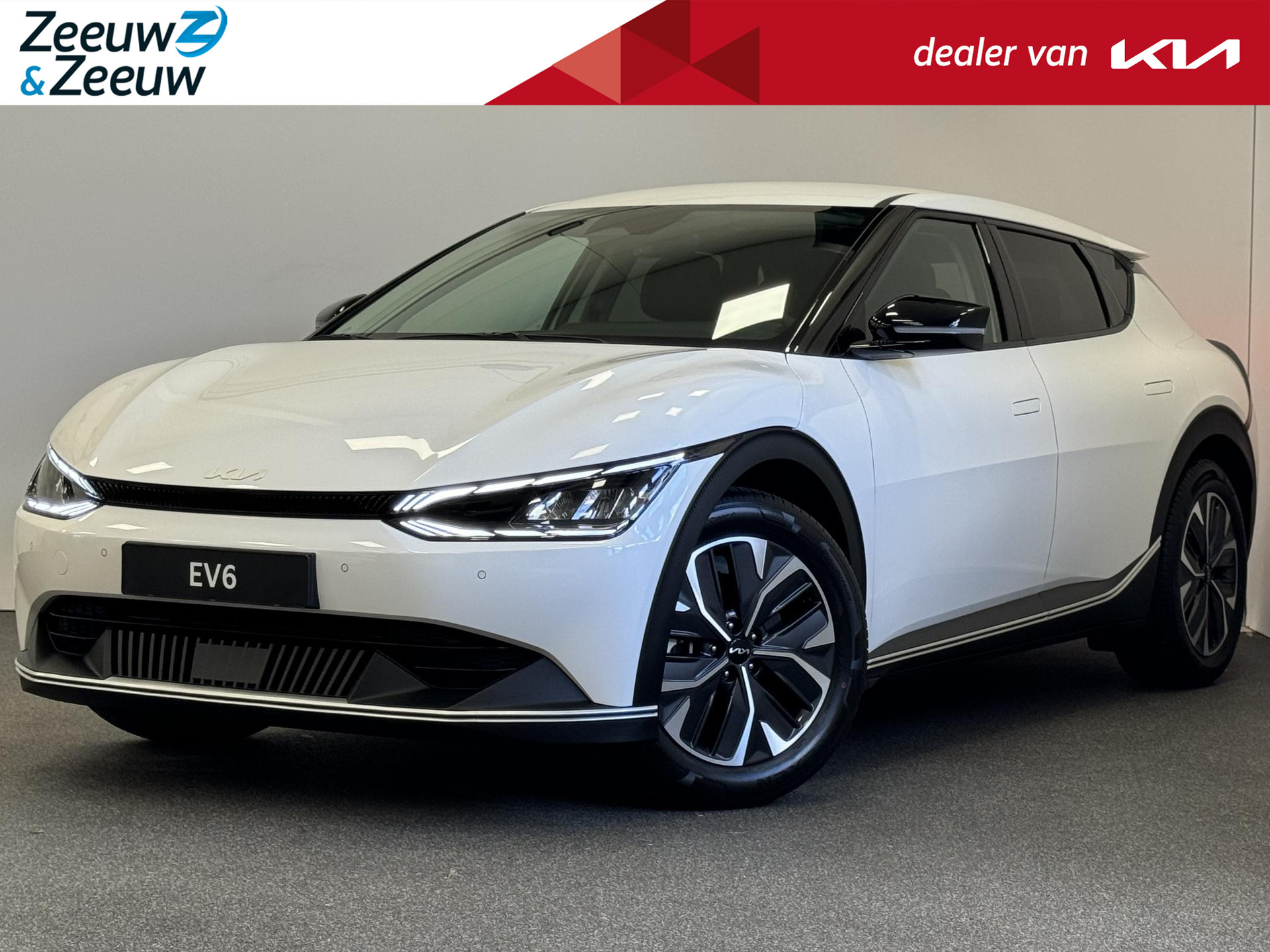 Kia EV6 Light Edition 58 kWh | DIRECT LEVERBAAR! | €2950,- Sepp Subsidie | €2950 Actievoordeel! | Apple Carplay & Android Auto | BEL SNEL! 071 – 760 06 00