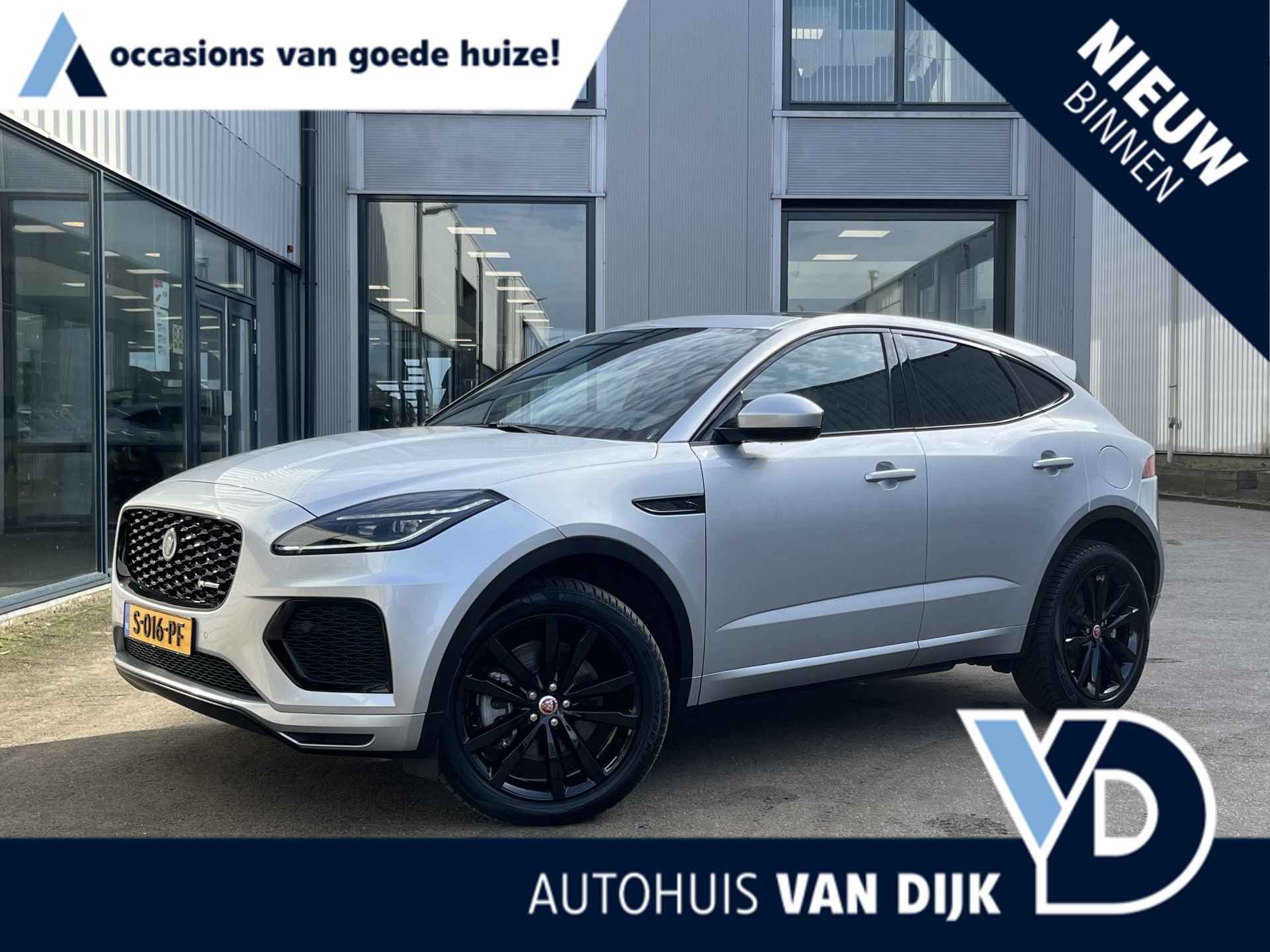 Jaguar E-PACE 1.5 P300e AWD R-Dynamic Black | NL Auto/1e Eig./Navi/Pano.Dak/Leder/20"/El.Wegklapbare Trekhaak