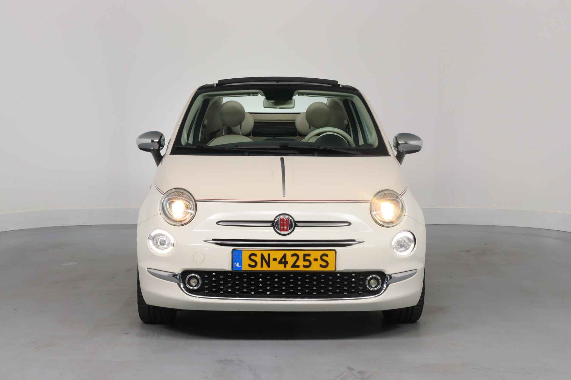 Fiat 500C 0.9 TwinAir Turbo 60th Anniversary | Automaat | Leder | Navi | Xenon | Cruise | DAB | Clima | Parkeersensoren | Lichtmetalen Vel - 5/34