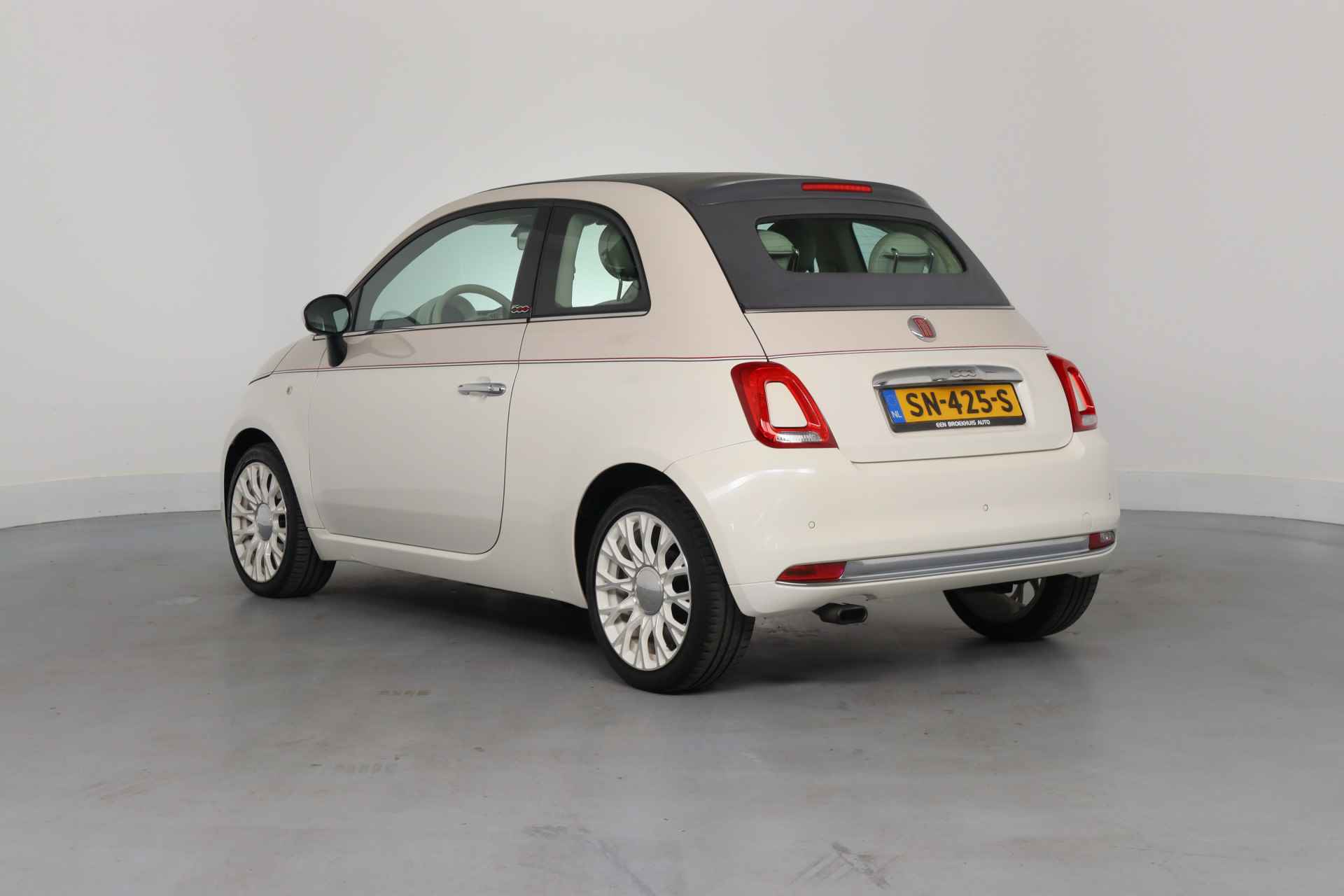 Fiat 500C 0.9 TwinAir Turbo 60th Anniversary | Automaat | Leder | Navi | Xenon | Cruise | DAB | Clima | Parkeersensoren | Lichtmetalen Vel - 19/34