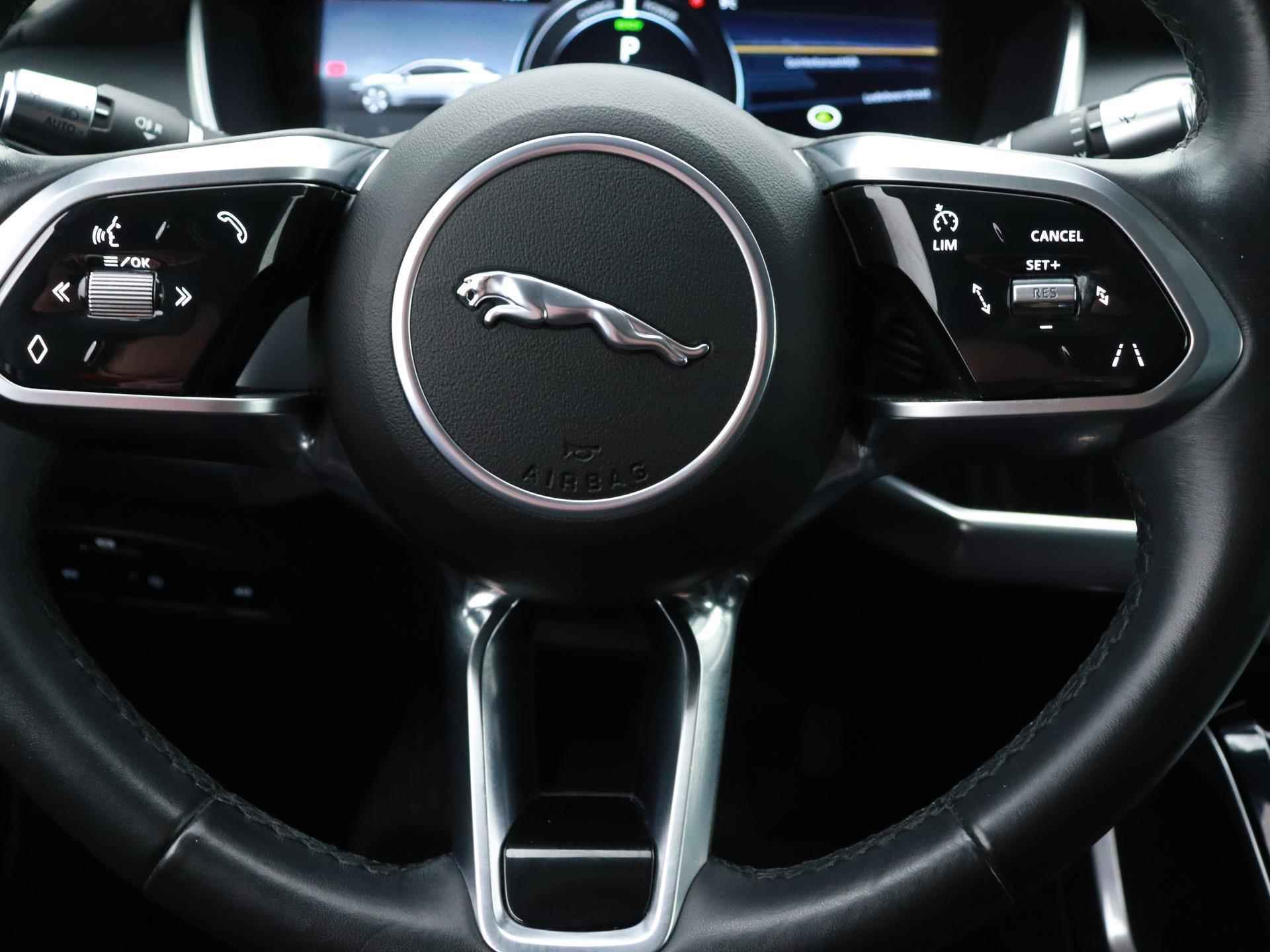 Jaguar I-PACE EV400 SE 90 kWh | MERIDIAN AUDIO | APPLE CARPLAY | PANORAMADAK | HEAD UP DISPLAY | LEDEREN BEKLEDING | TREKHAAK | CRUISE CONTROL | ACHTERUITRIJCAMERA | MEMORY SEATS | - 17/21