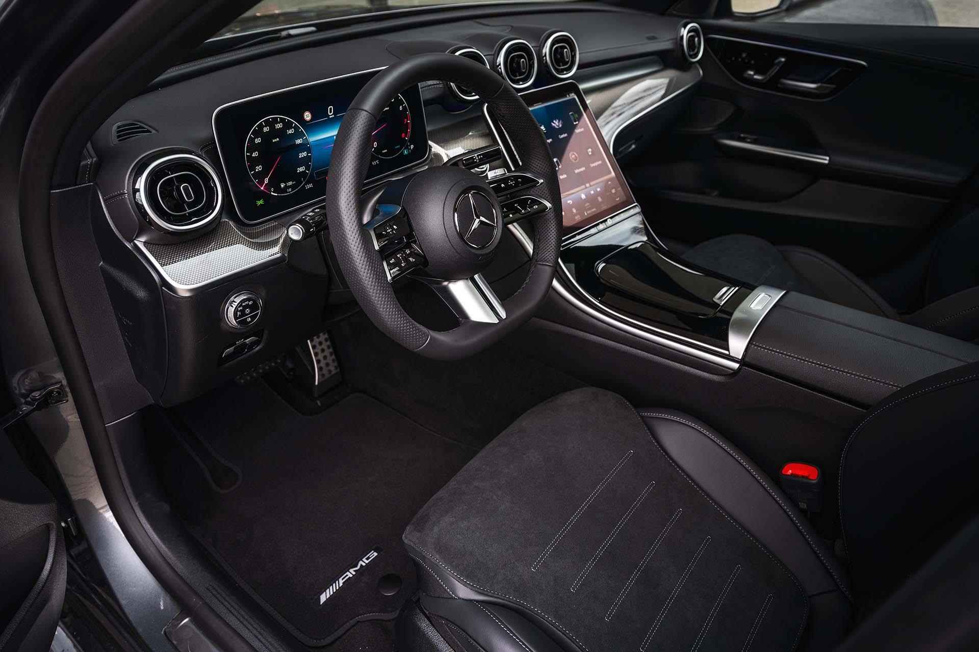 Mercedes-Benz C-klasse 180 AMG Line | Panorama-schuifdak | Achteruitrijcamera | Memory Pakket | Stoelverwarming | Sfeerverlichting - 10/30