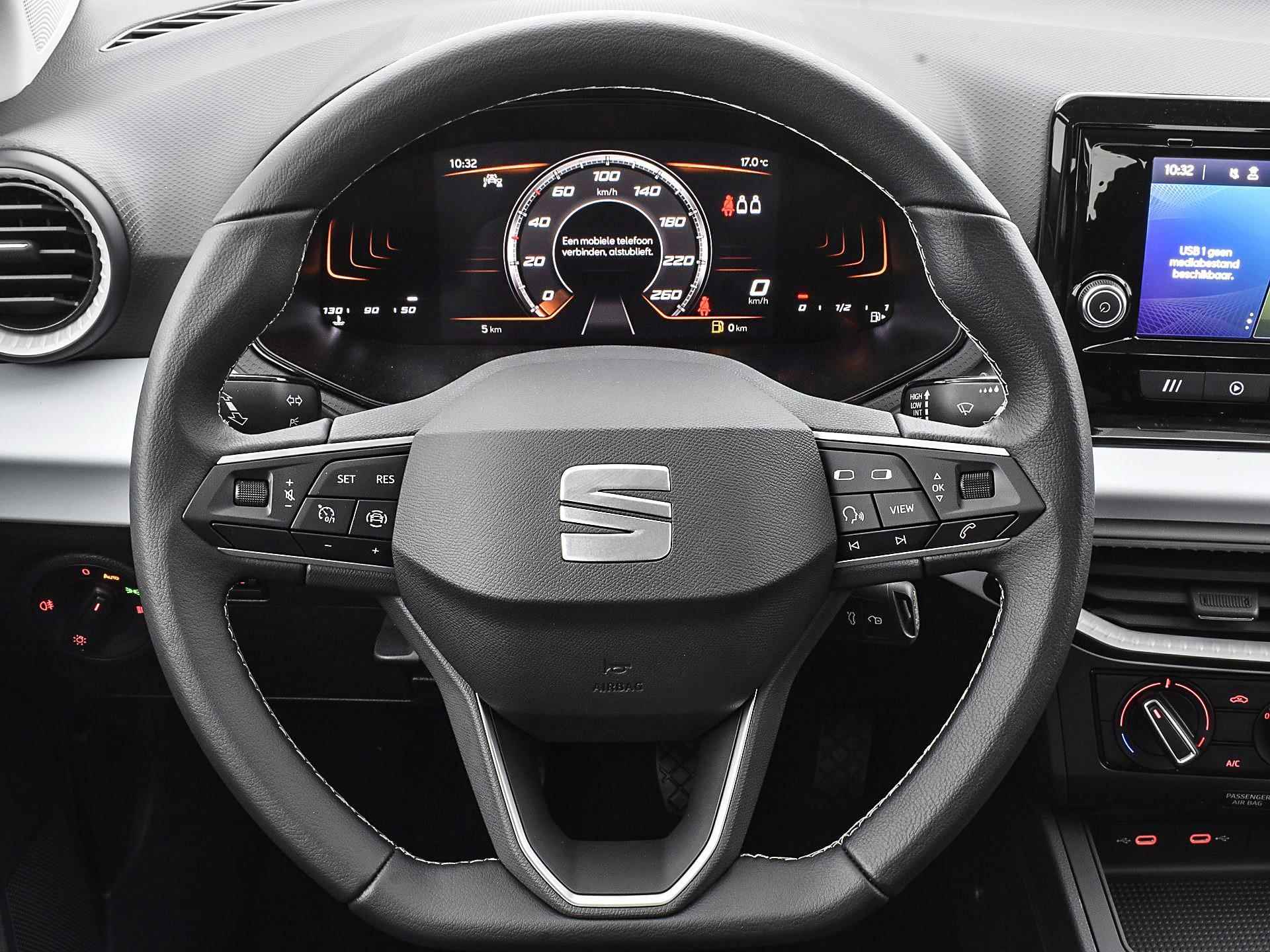 SEAT Ibiza Style 1.0 70 kW / 95 pk EcoTSI Hatchback 5 deurs | Apple Carplay | Lichtmetalen velgen | Parkeersensoren | Privatelease 389,- | 1000,- Euro extra inruilbonus - 20/32