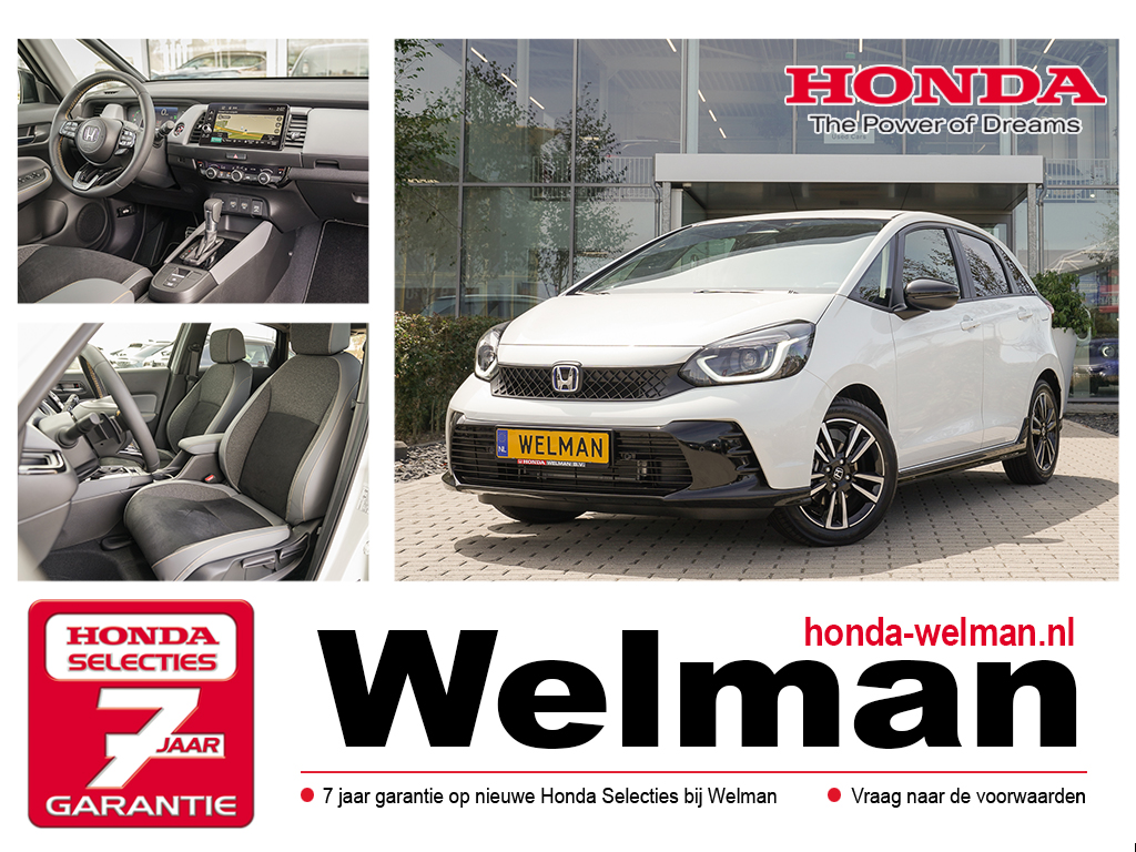 Honda Jazz 1.5i e:HEV ADVANCE SPORT - AUTOMAAT - HYBRID - NAVIGATIE bij viaBOVAG.nl