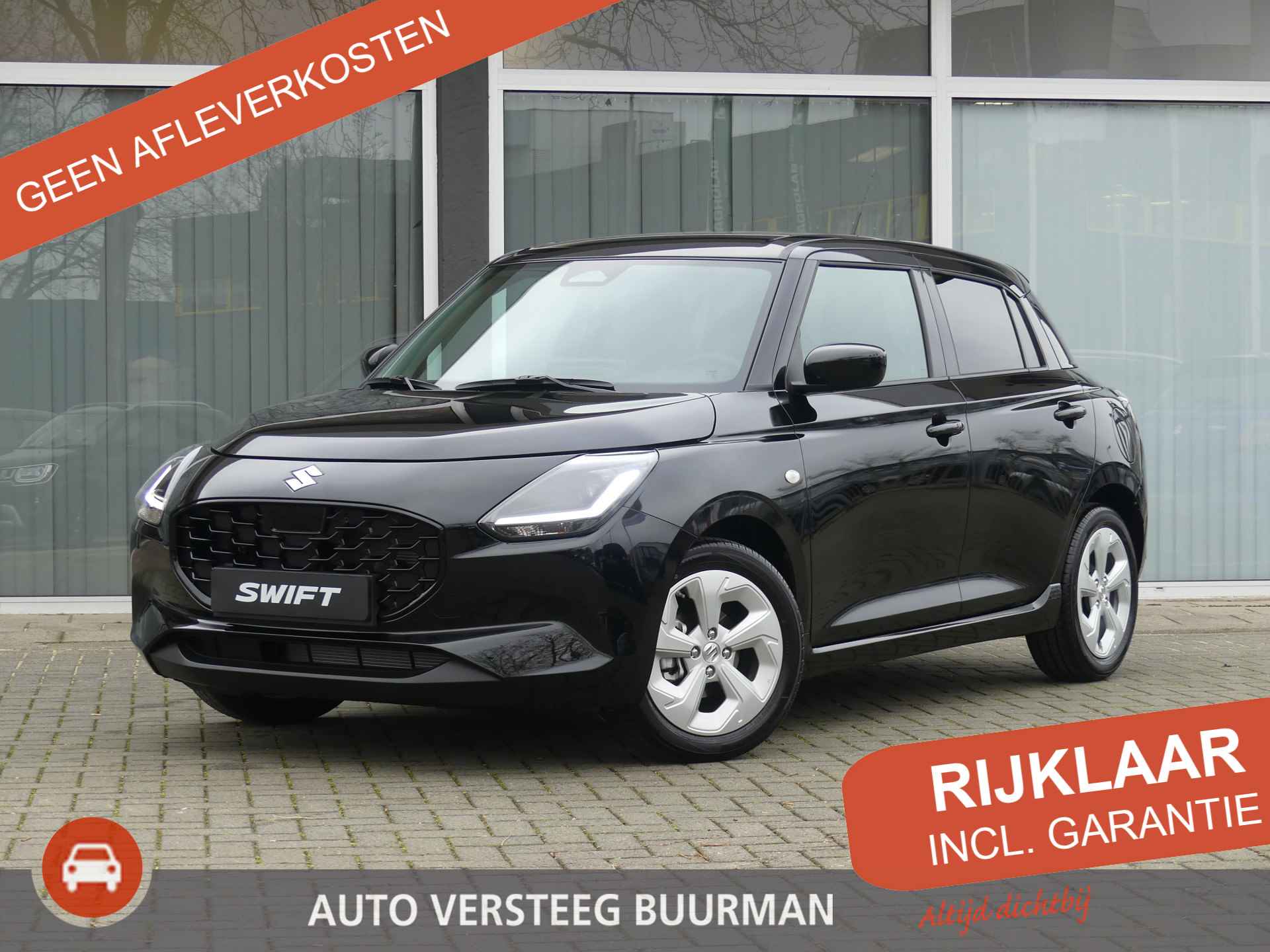 Suzuki Swift 1.2 Select Smart Hybrid 6 jaar fabrieksgarantie! Nieuw uit voorraad leverbaar!