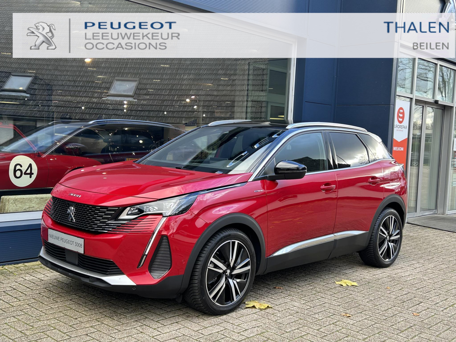 Peugeot 3008 1.6 HYbrid 225 GT Pack Business | 12-2022 !| Meest Complete Uitvoering | Panoramisch Schuif-/Kanteldak | FOCAL HiFi | Alcantara Bekleding | Stoelverwarming | Full LED Verlichting | Keyless Entry | Navigatie | Night Vision | Adaptive Cruise Control | 360 Graden Camera | Dode Hoek Detectie | 19 Inch Lichtmetalen Velgen |