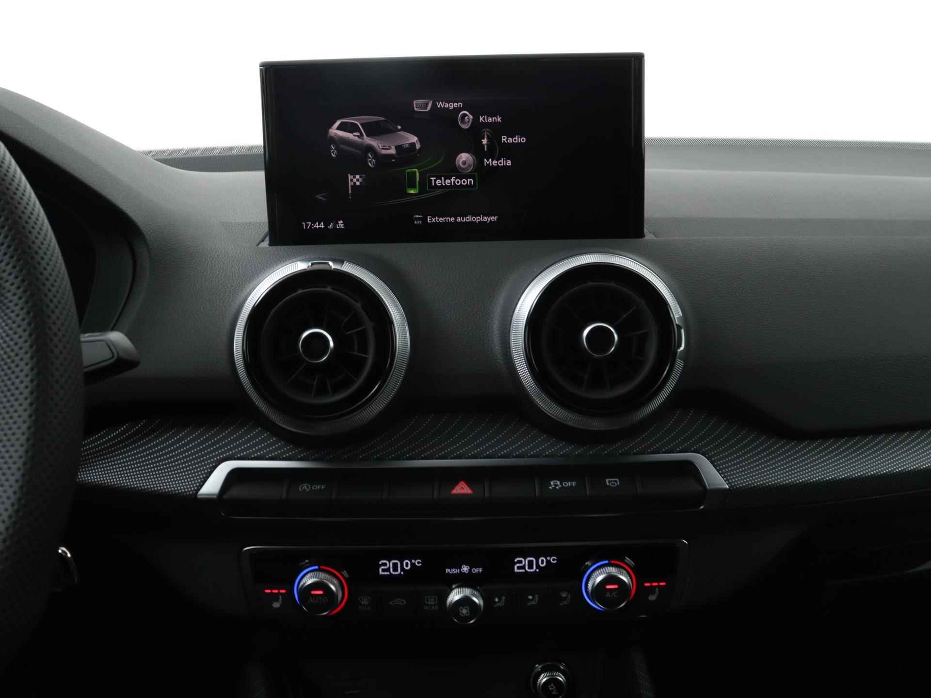 Audi Q2 35 TFSI S Edition 150 PK | Nieuw | Fabrieksgarantie | Automaat | Navigatie | Parkeersensoren | Apple Carplay | Android Auto | Stoelverwarming | Privacy glas | Optiekpakket zwart plus | Lichtpakket ambient light plus | - 11/21