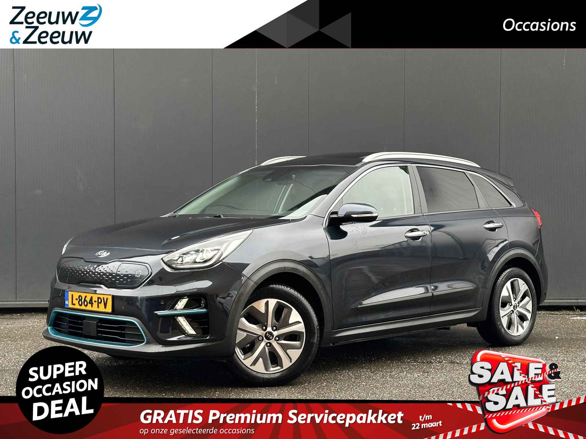 Kia e-Niro DynamicPlusLine 64 kWh Warmtepomp | 1e Eigenaar | Kia dealer onderhouden | Fabrieksgarantie t/m 13-07-2028 | NAP