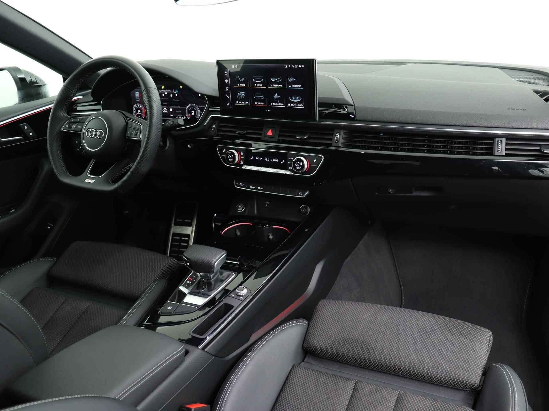 Audi A5 Sportback 35 TFSI S edition Competition | Matrix LED | Optiek Zwart | Apple CarPlay | Parkeerhulp | LED | 19" | Stoelverwarming | S-Line | - 24/54