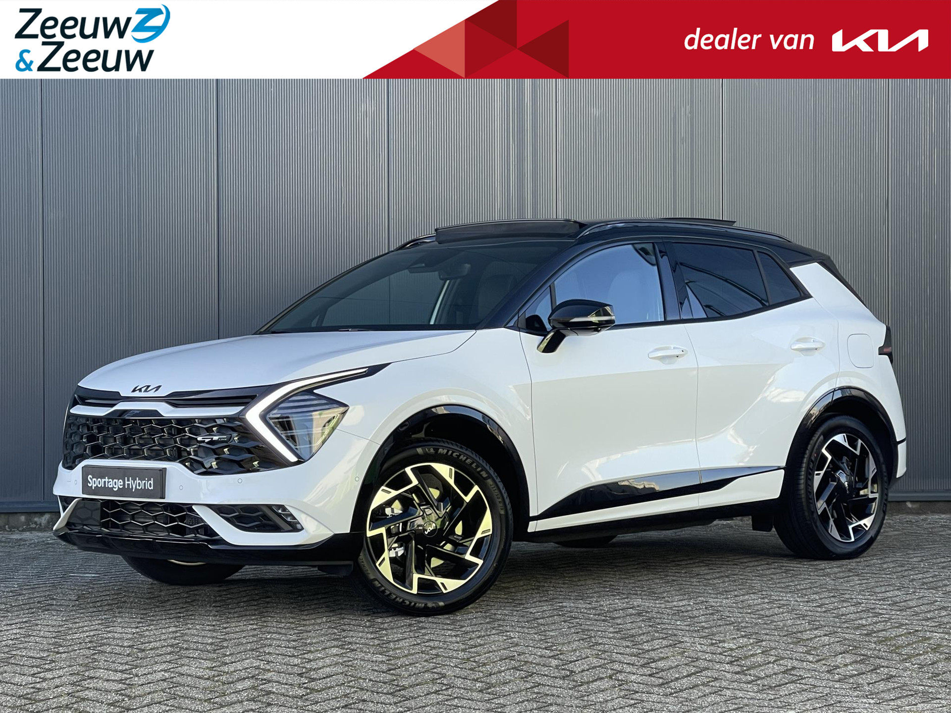 Kia Sportage 1.6 T-GDi Hybrid GT-PlusLine | *ANWB ACTIE private lease vanaf €629,-* | *Niet op voorraad* | *Nu te bestellen* | €4.000,- Actiekorting! | Black Edition | Navi | 360 Camera | Clima | Schuif-/kanteldak | Memory stoel | Matrix LED