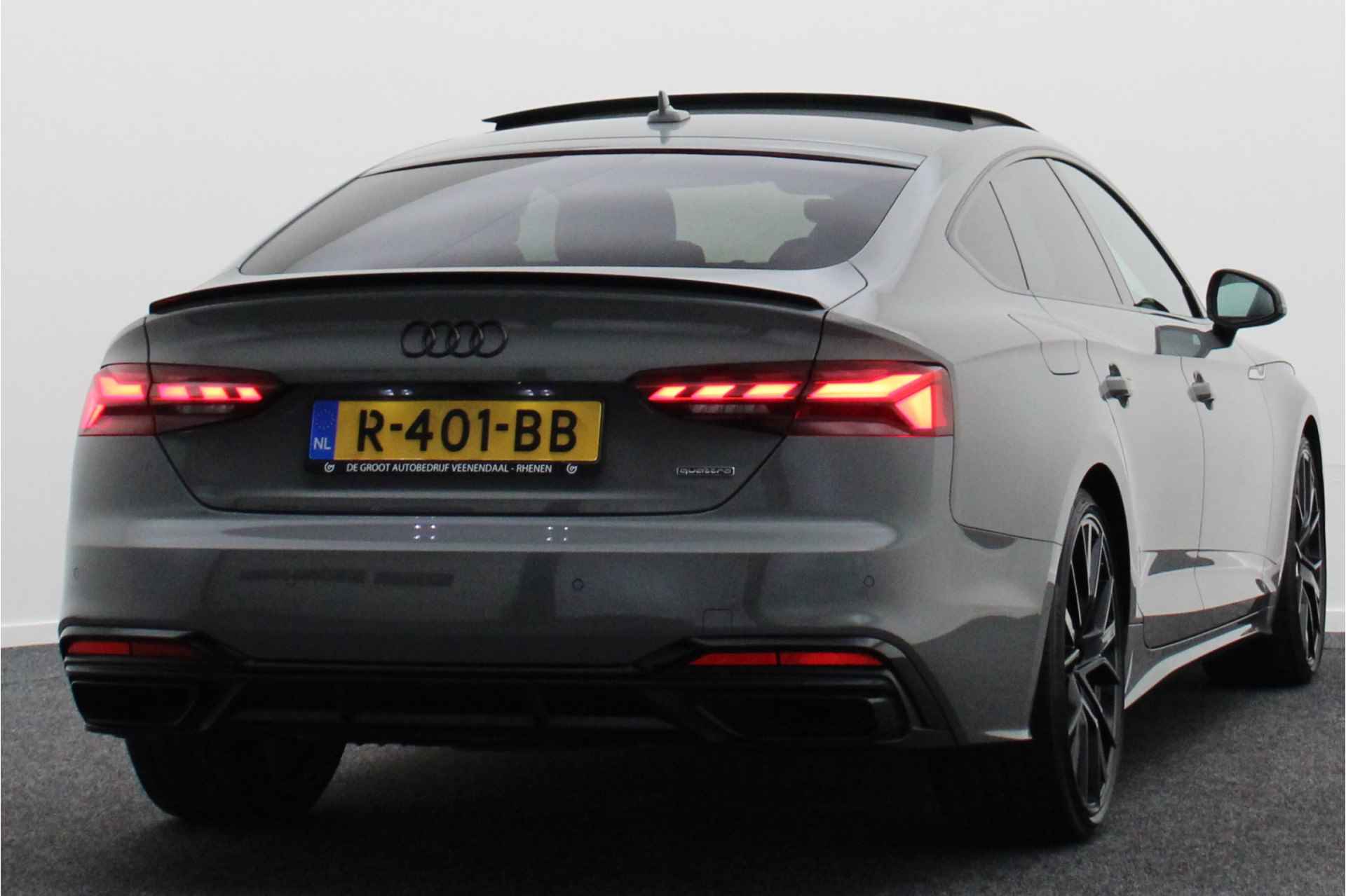 Audi A5 Sportback 45 TFSI quattro Launch edition Sport Automaat Bang & Olufsen, Matrix LED, Camera, Stoelverw., Black Edition, Panoramadak - 21/65