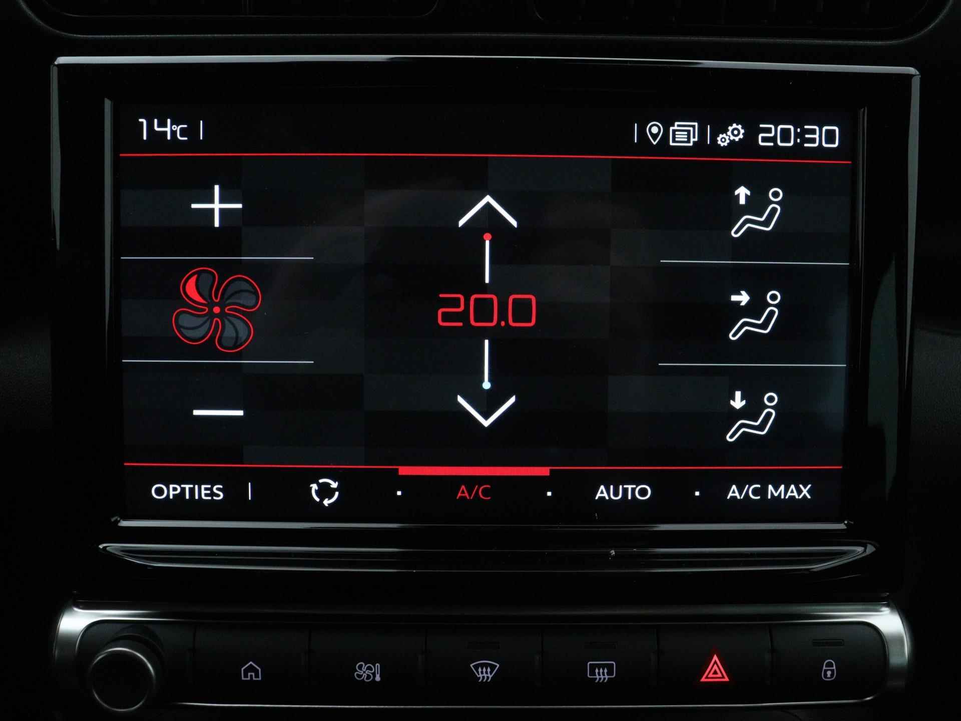 Citroen C3 Aircross 1.2 PureTech Plus 110pk | Uit voorraad leverbaar | Navigatie | Head-up display | Keyless | Climate Control | Cruise Control | Parkeersensoren | Led koplampen | Apple Carplay / Android Auto | Donker getint glas | 16" lichtmetalen velgen | - 22/34