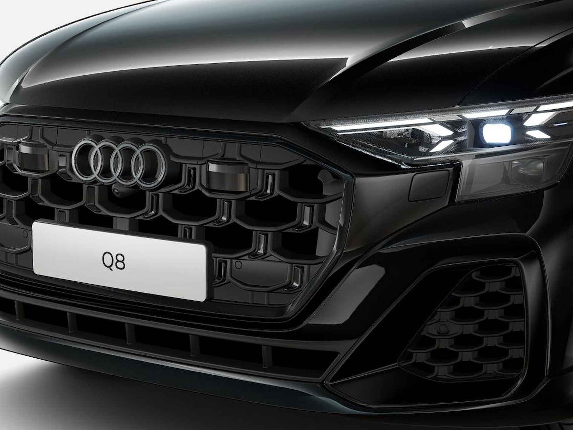 Audi Q8 55 TFSI e quattro Pro Line S 394 pk · HD Matrix + Audi Laserlicht · Glazen Panoramadak · Digitale OLED achterlichten · Interieur carbon · Comfortsleutel - 5/8