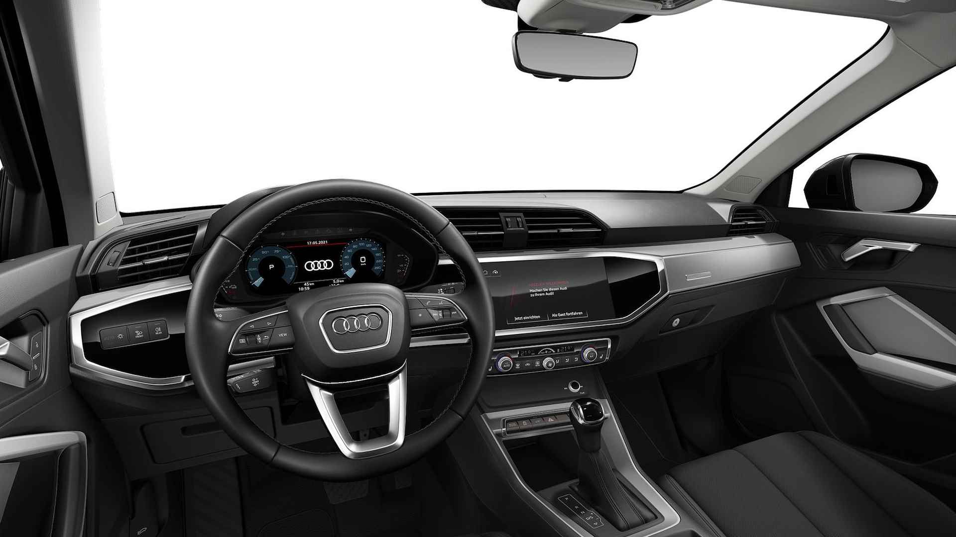 Audi Q3 45 TFSI e edition Verwarmbare Voorstoelen - Automatische Achterklep - Parkeerhulp achter - Cruise control - Verkeersbordenherkenning - Audi drive select - Buitenspiegels elektrisch inklapbaar - Grootlichtassistent - - 3/18