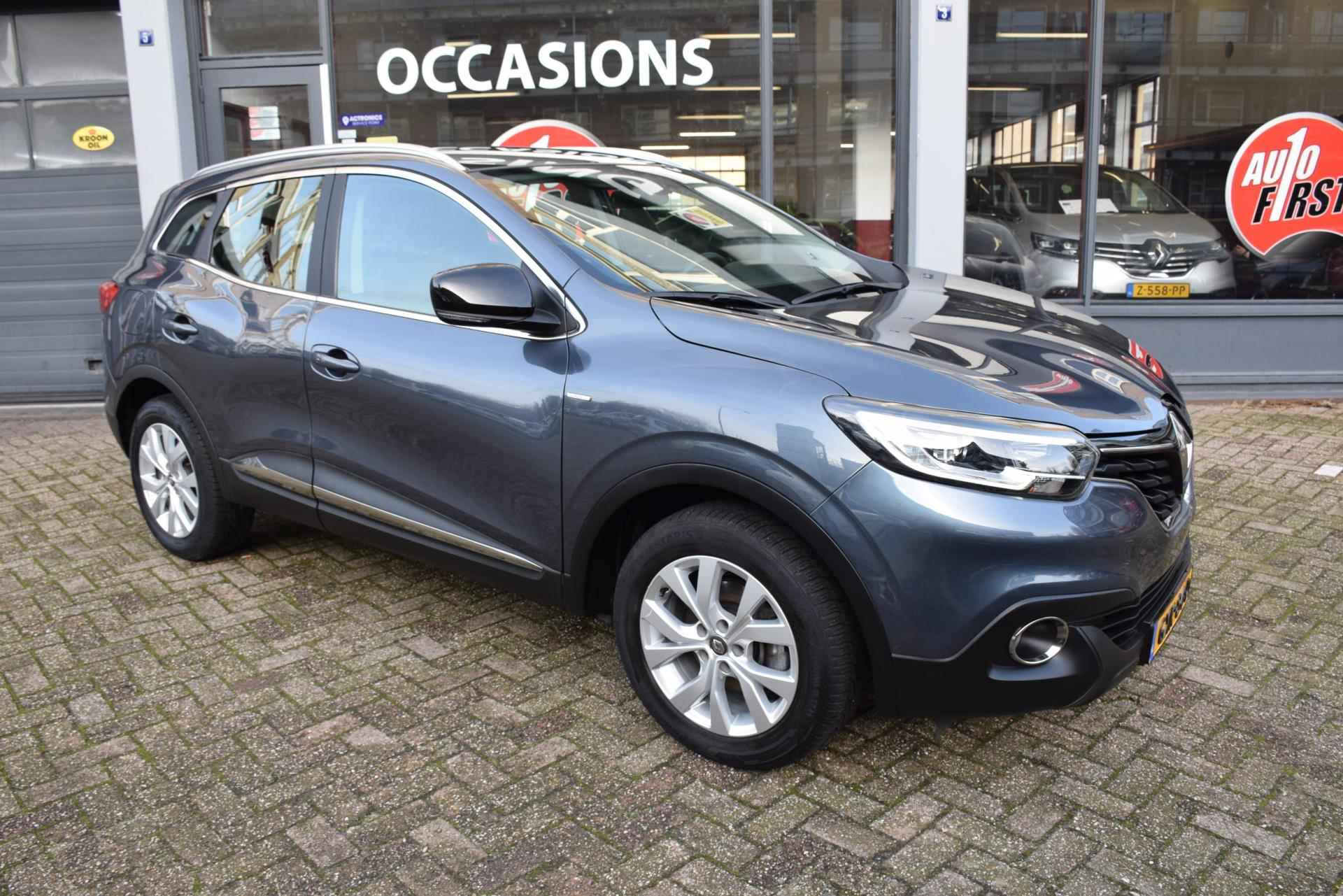 Renault KADJAR 1.3 LIMITED uitvoering : Led, Achteruitrij camera, Half lederen stoelen, Cruise control, Navi, AFNEEMBARE TREKHAAK - 2/66