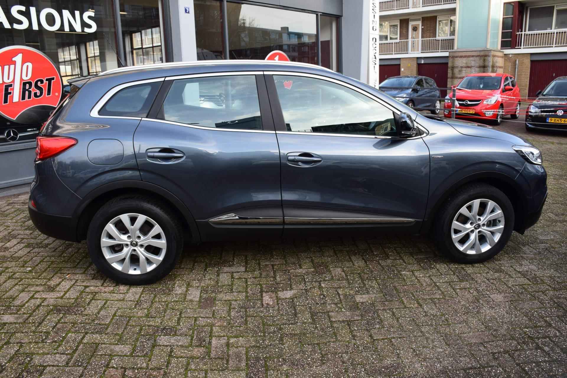 Renault KADJAR 1.3 LIMITED uitvoering : Led, Achteruitrij camera, Half lederen stoelen, Cruise control, Navi, AFNEEMBARE TREKHAAK - 13/66