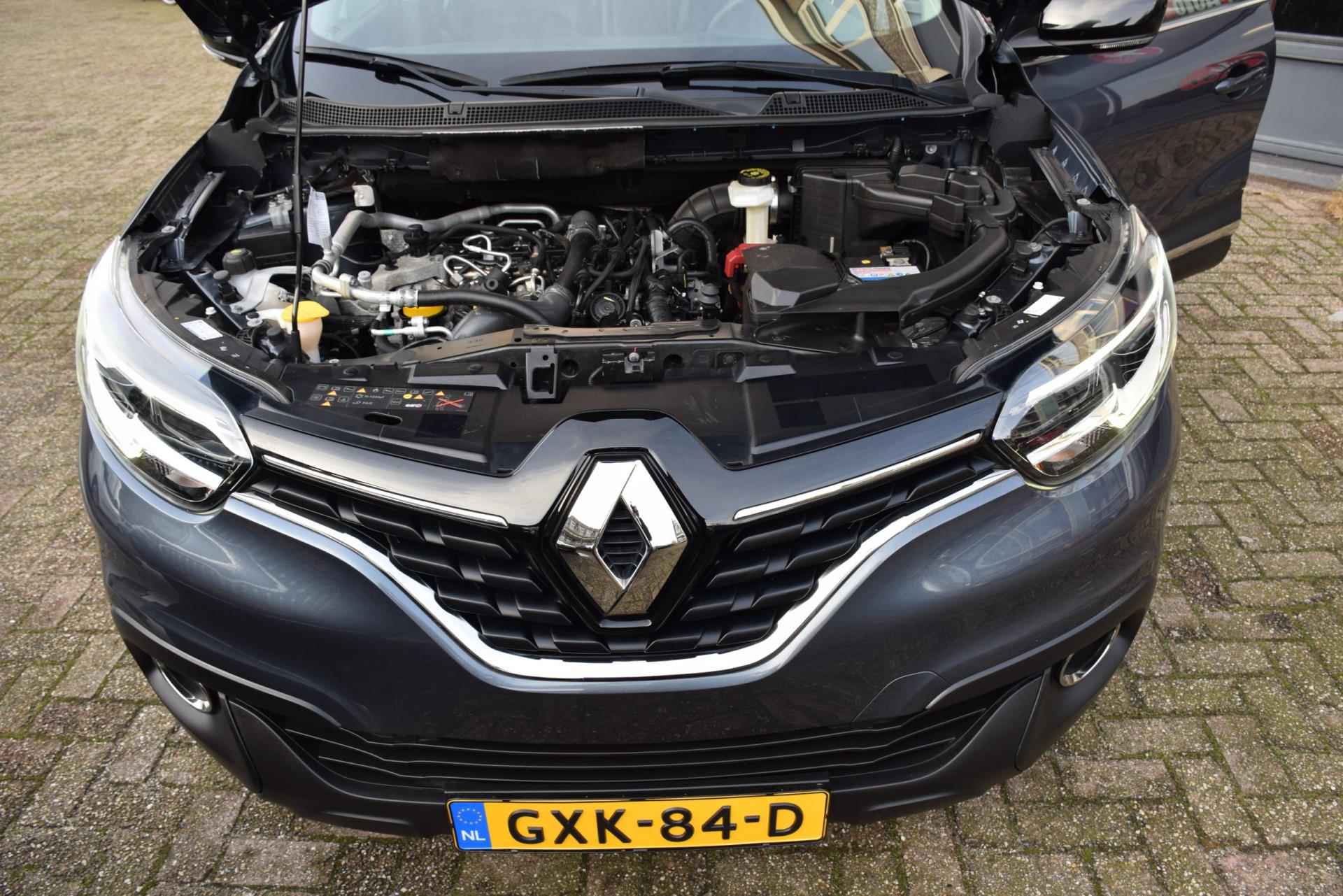 Renault KADJAR 1.3 LIMITED uitvoering : Led, Achteruitrij camera, Half lederen stoelen, Cruise control, Navi, AFNEEMBARE TREKHAAK - 63/66