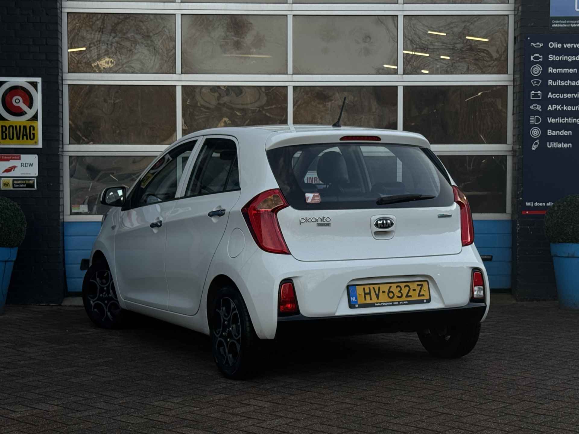 Kia Picanto 1.2 CVVT DynamicLine | Bluetooth | Climate Control | Cruise Control | Rijklaar + 12 Maand BOVAG Garantie - 25/35