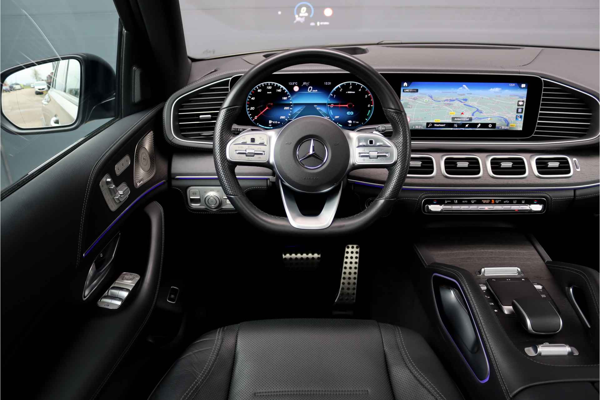 Mercedes-Benz GLE 350 de 4-MATIC Premium+ AMG Line Aut9, Luchtvering, Panoramadak, Distronic+, Surround Camera, Burmester, Memory, Stoelventilatie, Armsteunverwarming, bekerhouder Gekoeld/Verwarmd, Etc, - 30/56