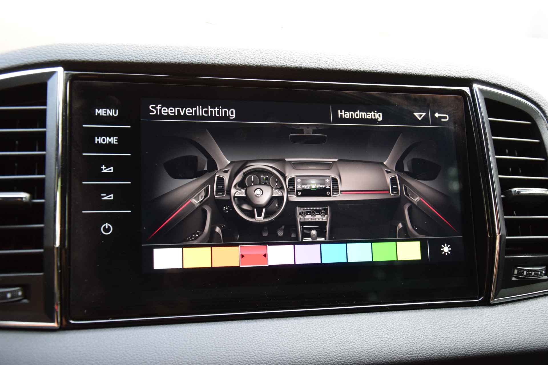 Škoda Karoq 1.5 TSI ACT Sportline Business DSG Automaat | Org. NL | BOVAG Garantie | Navigatie | Virtual Cockpit | Achteruitrijcamera | 18'' Velgen | Full LED | Carplay | DAB | Keyless Entry&GO | - 24/40