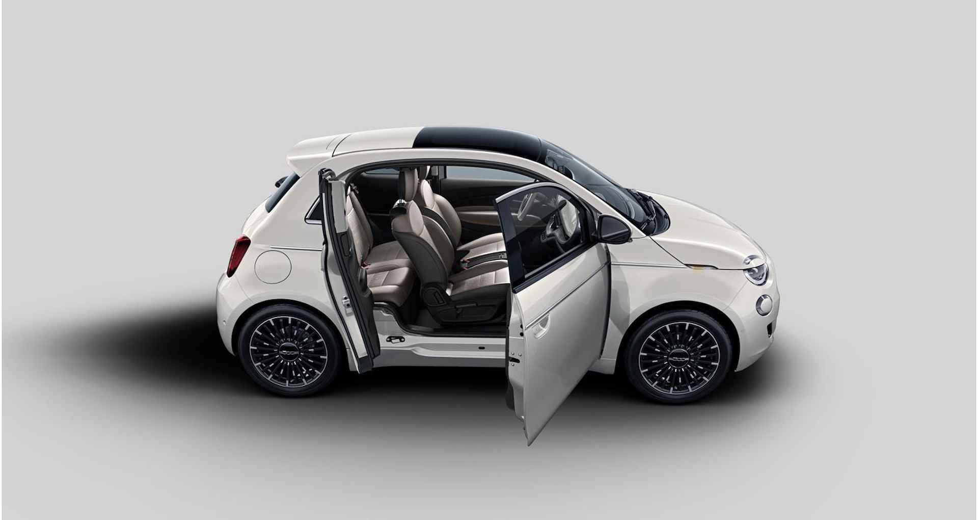 Fiat 500e 3+1 La Prima 42 kWh | by Bocelli | JBL | Technology Pack | Winter Pack | Priv Glass | Adapt. Cruise | SEPP € 2000,- | Uit voorraad leverbaar ! - 4/8