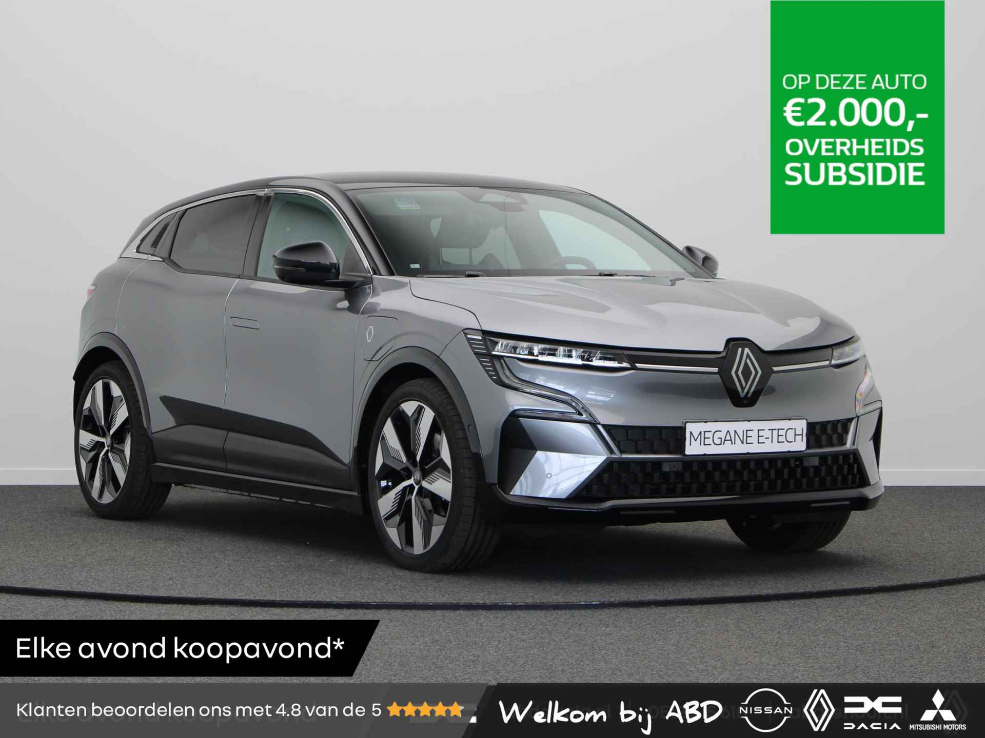 Renault Megane E-Tech EV60 Optimum Charge Techno | €2000,- subsidie | Warmtepomp | Achteruitrijcamera | Apple carplay / Android auto | - 1/24