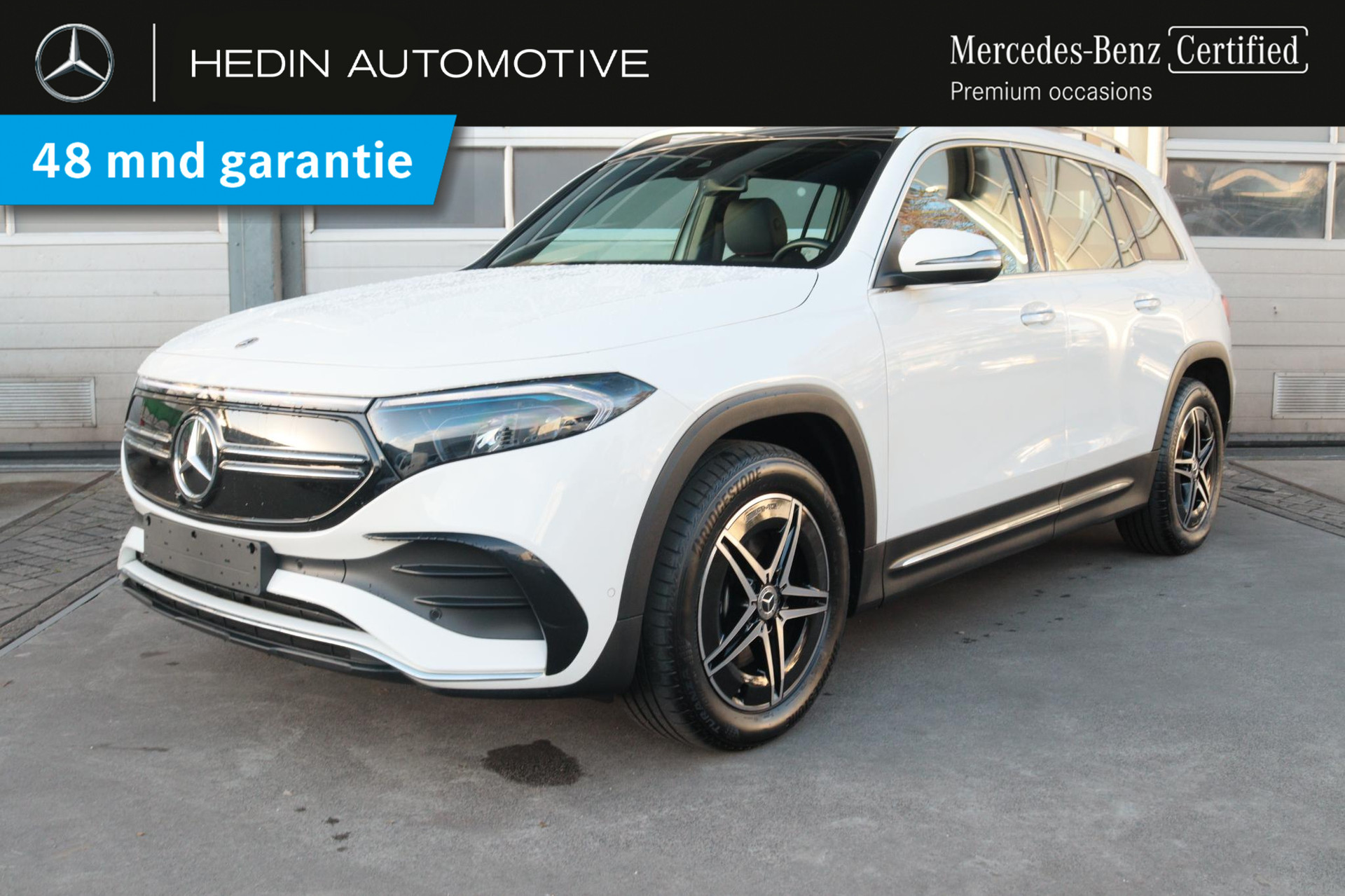 Mercedes-Benz EQB EQB 250+ AMG Line | Premium Pakket | Panoramadak | LED | Advanced Sound System | Sfeerverlichting | Keyless-Go | Stoelverwarming