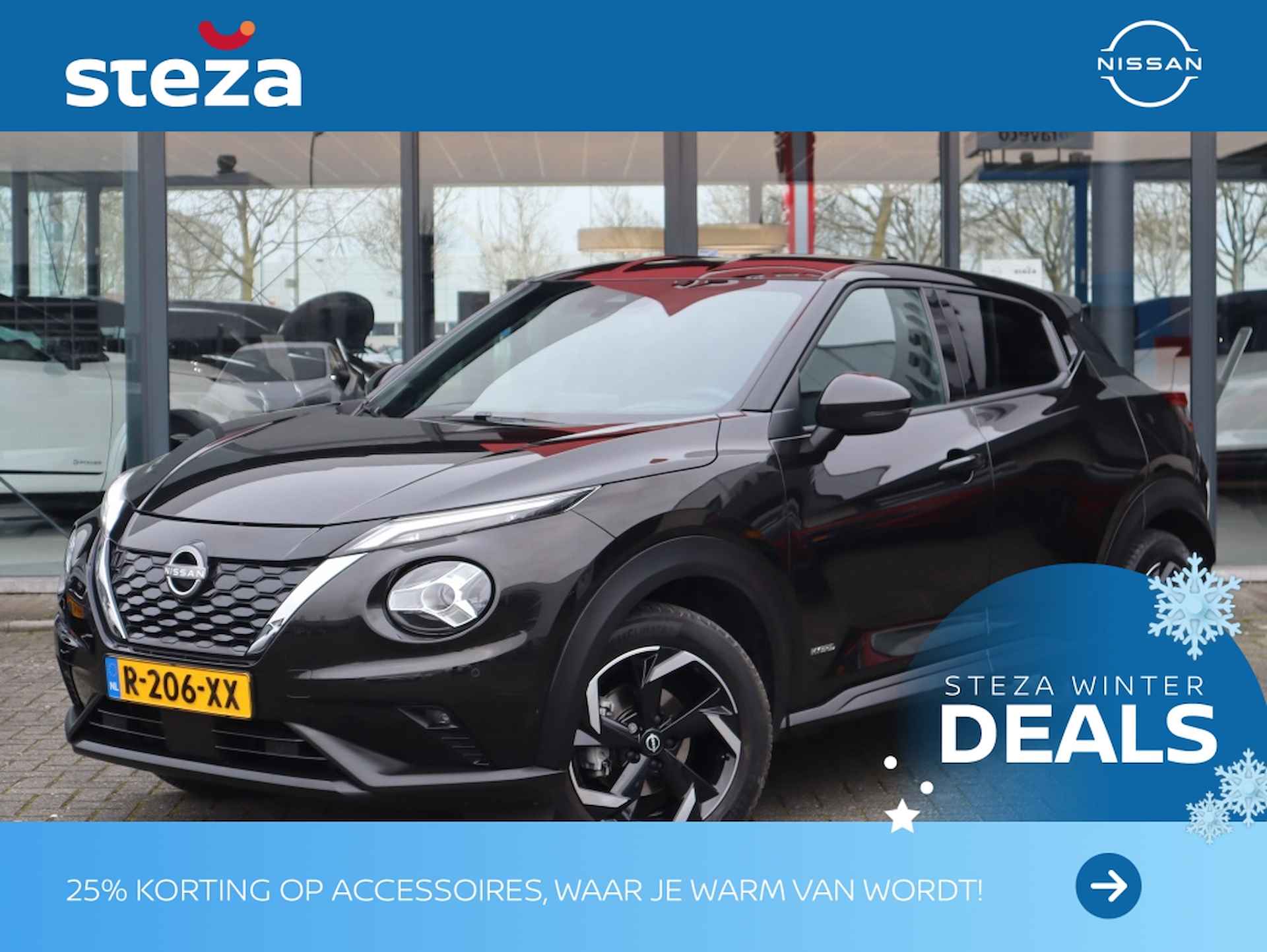 Nissan Juke 1.6 Hybride 143PK N-Connecta / All Season / Navigatie / Apple Ca