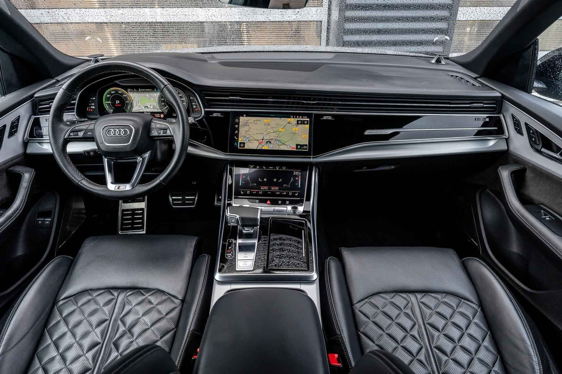 Audi Q8 60 TFSI e 462pk quattro Pro Line S Competition | Nardo Grijs Gewrapt | Head up display | B&O Advanced 3D | Nachtzicht | Panoramadak - 5/61