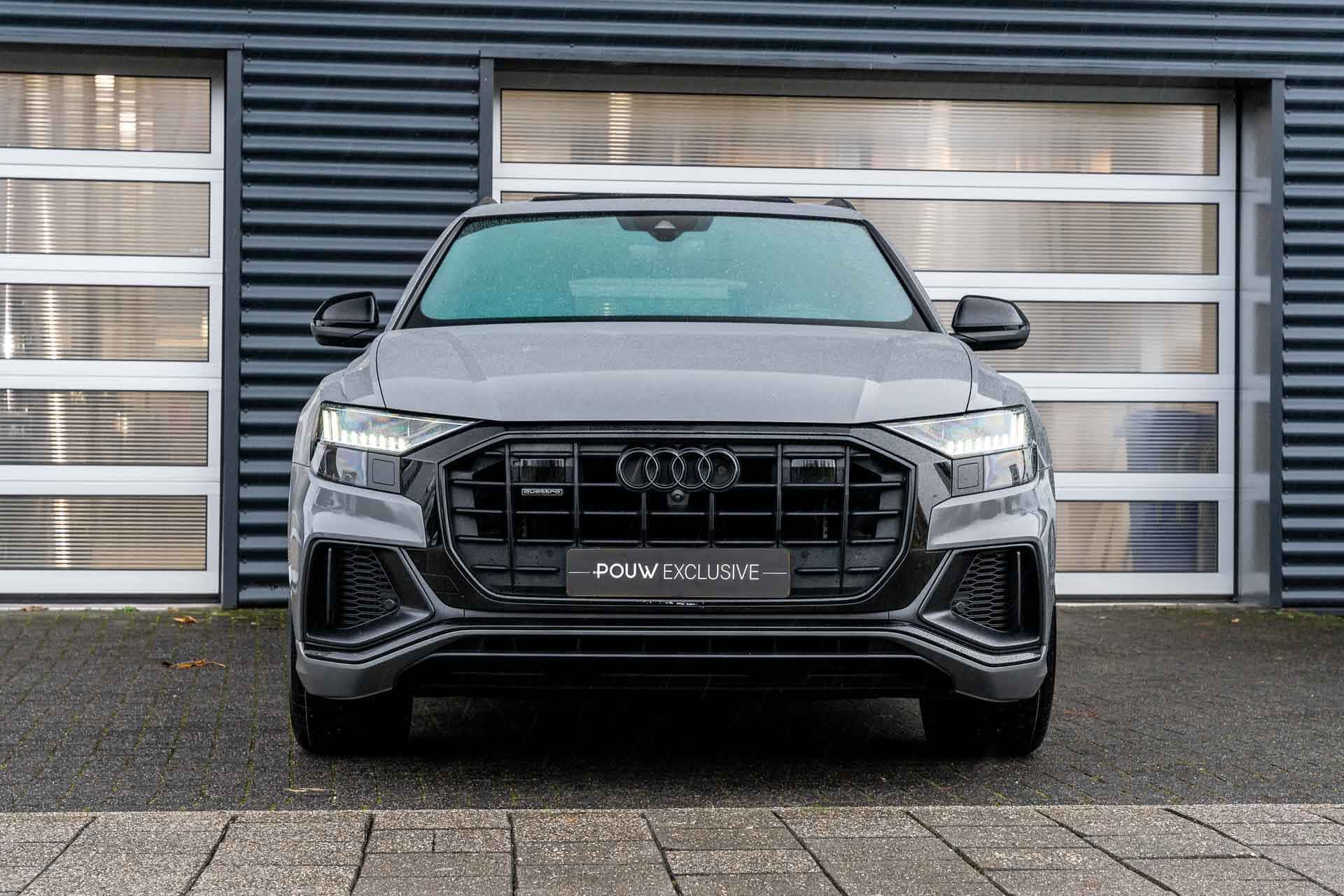 Audi Q8 60 TFSI e 462pk quattro Pro Line S Competition | Nardo Grijs Gewrapt | Head up display | B&O Advanced 3D | Nachtzicht | Panoramadak - 7/61